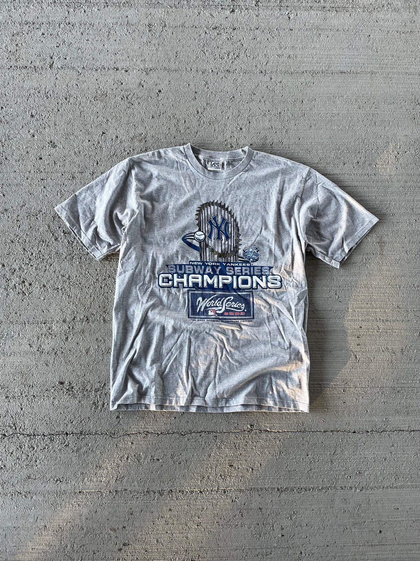 2000 NY Yankees Subway Series Champs tee