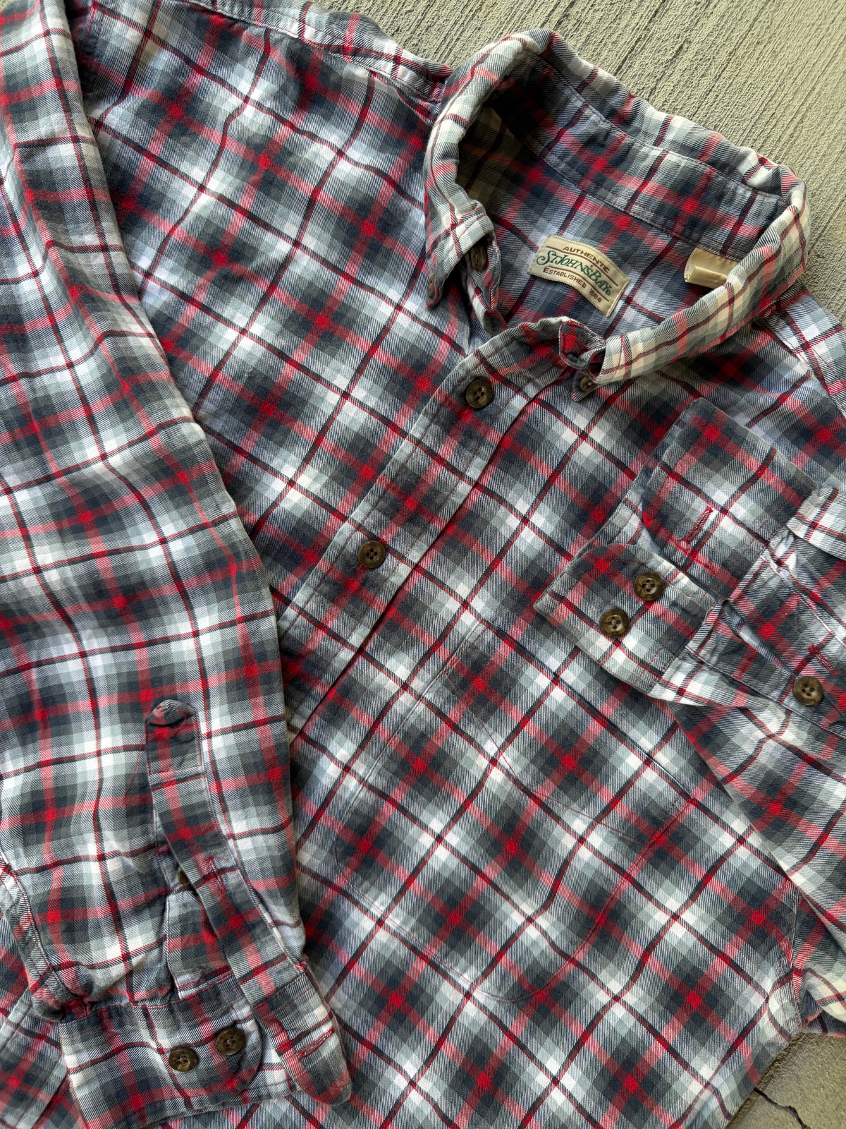 Vintage 1990s St. John’s Bay Plaid Flannel