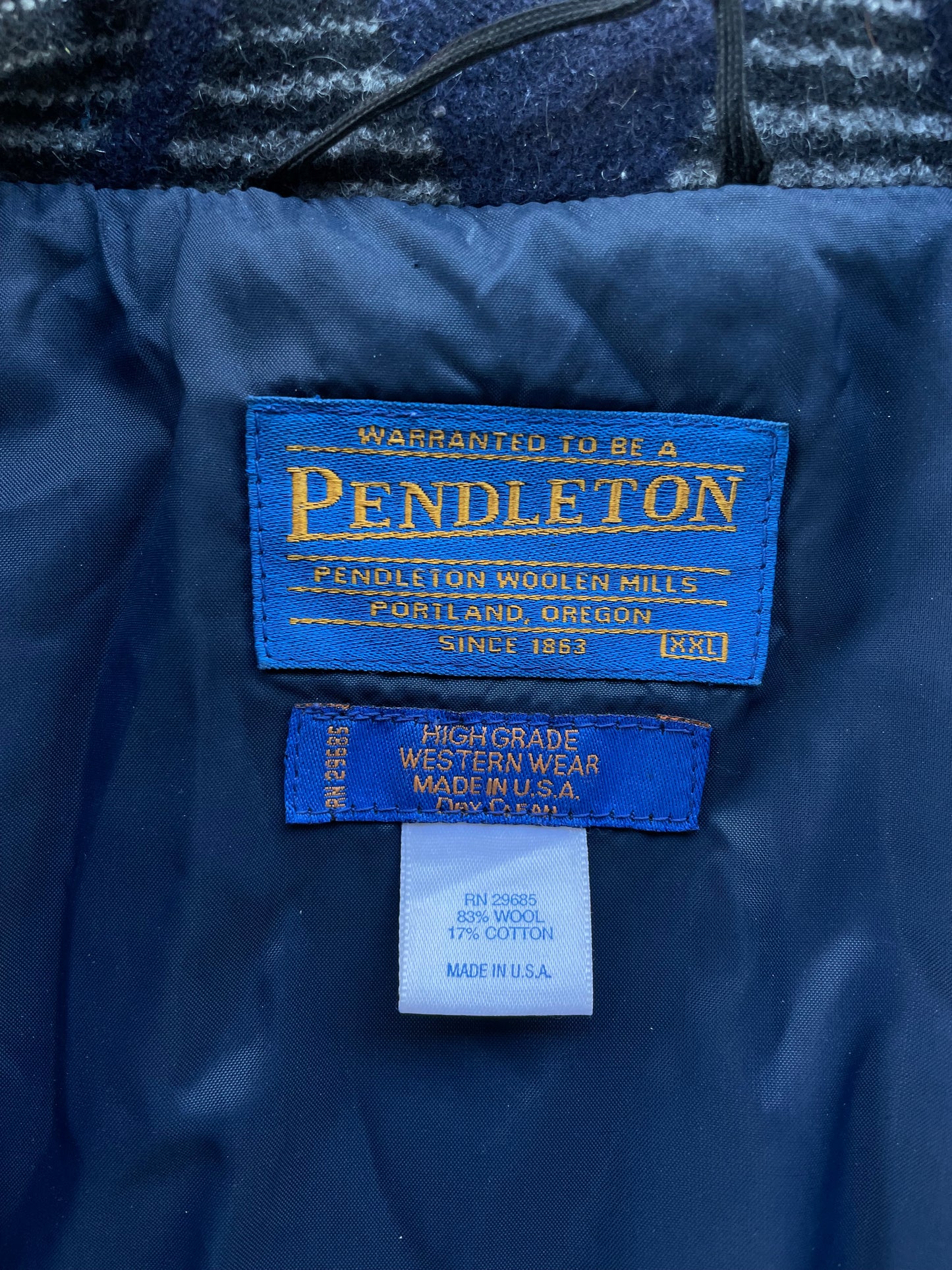 90s Pendleton Western Aztec Bomber Jacket