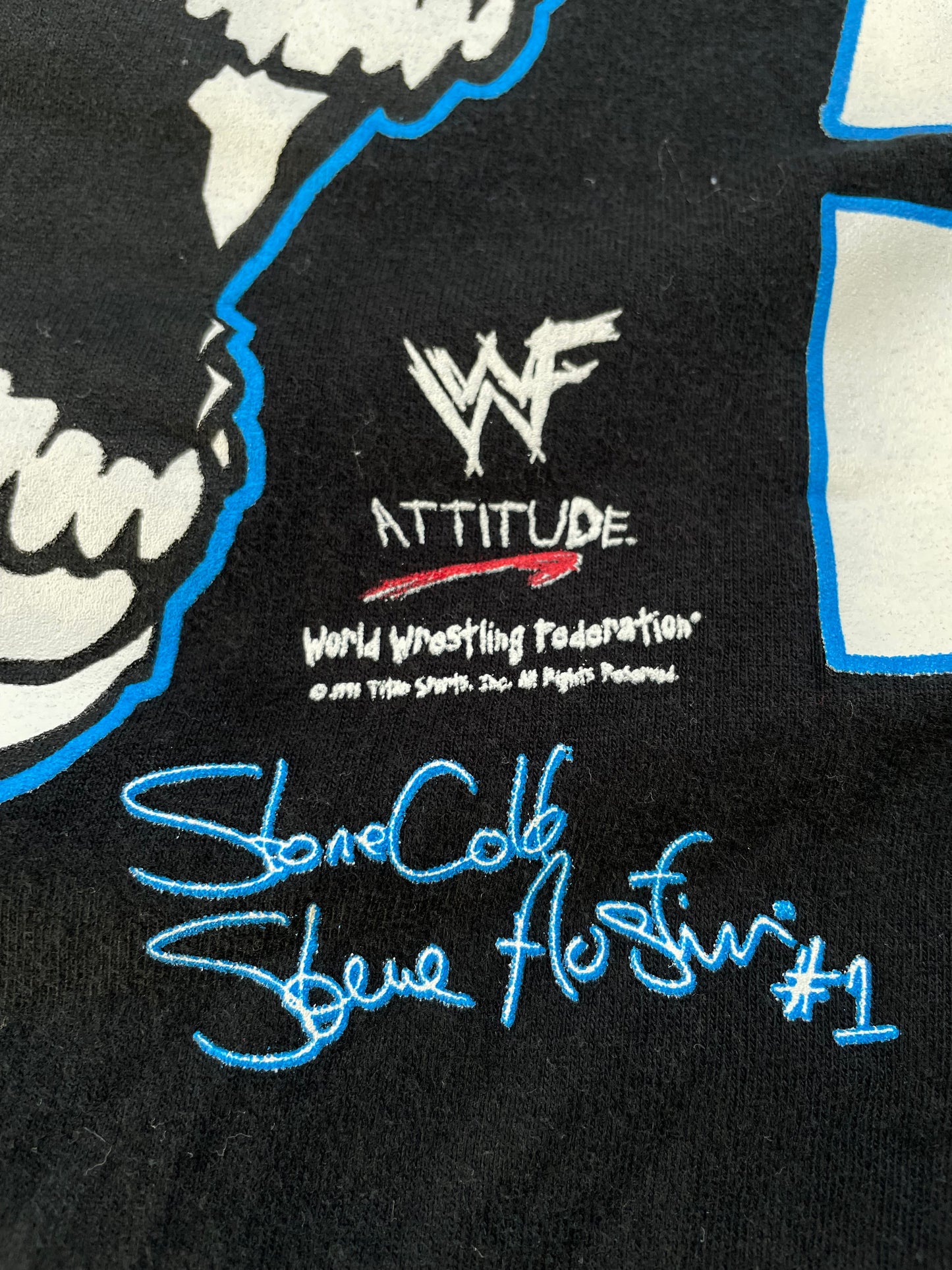 90s Stone Cold Steve Austin ‘Hell Yeah’ WWF Wrestling Tee