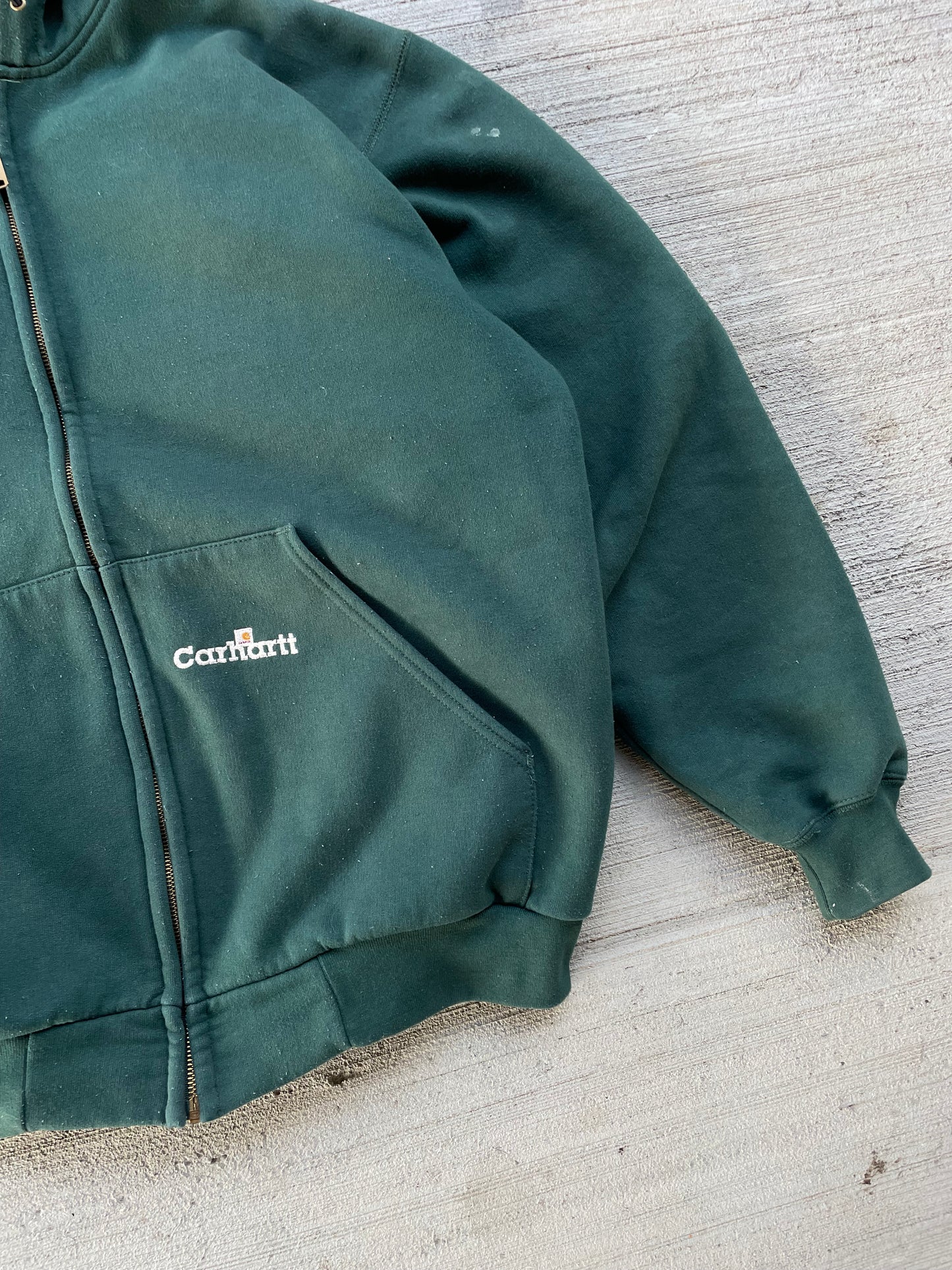 2003 Carhartt Thermal Lined Zip-Up Hoodie