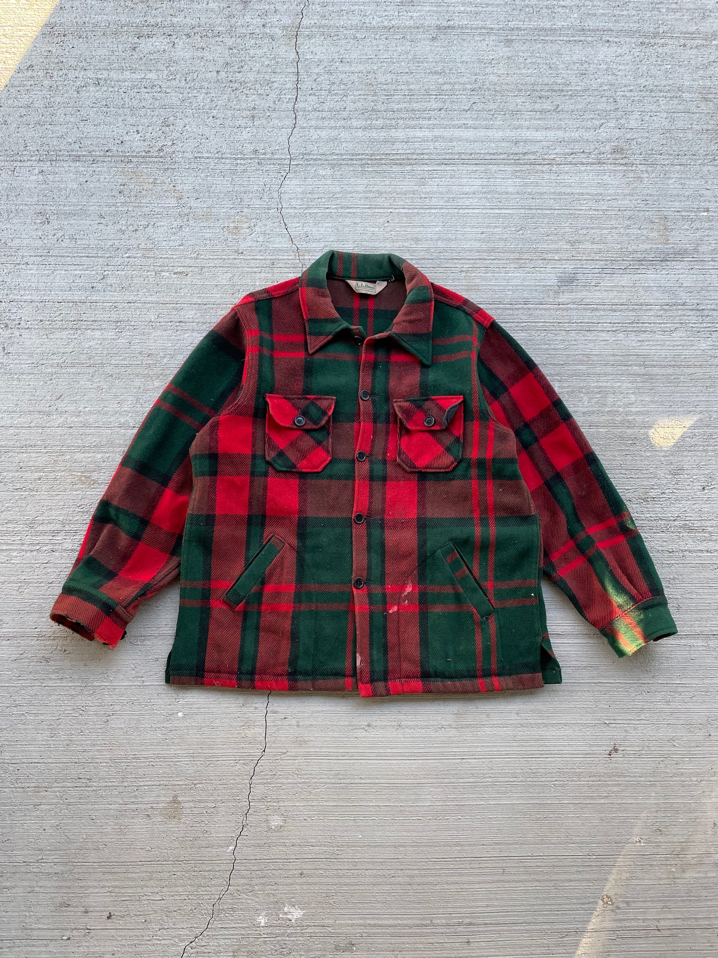60s L.L. Bean Wool Flannel Jacket