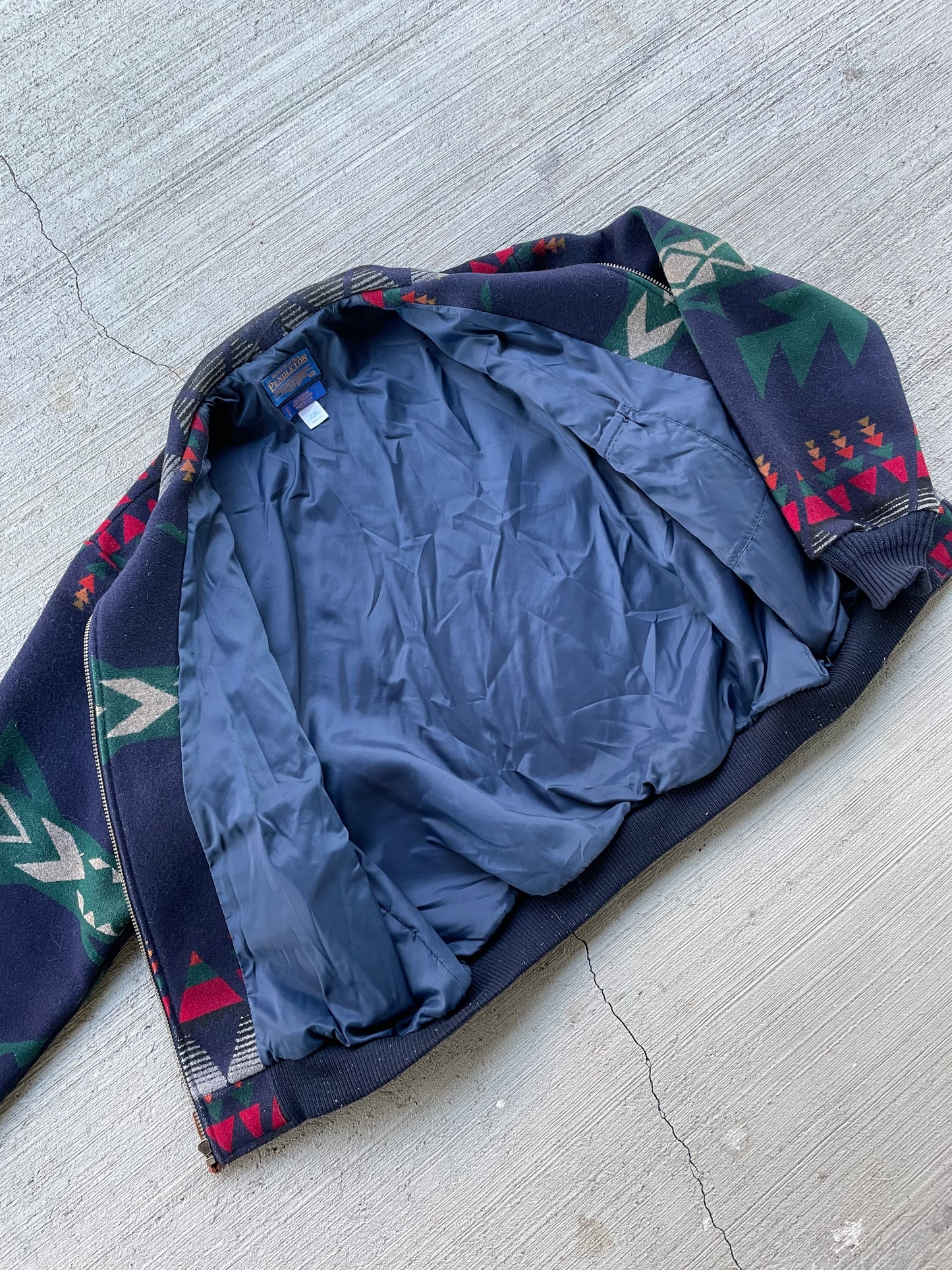 90s Pendleton Western Aztec Bomber Jacket