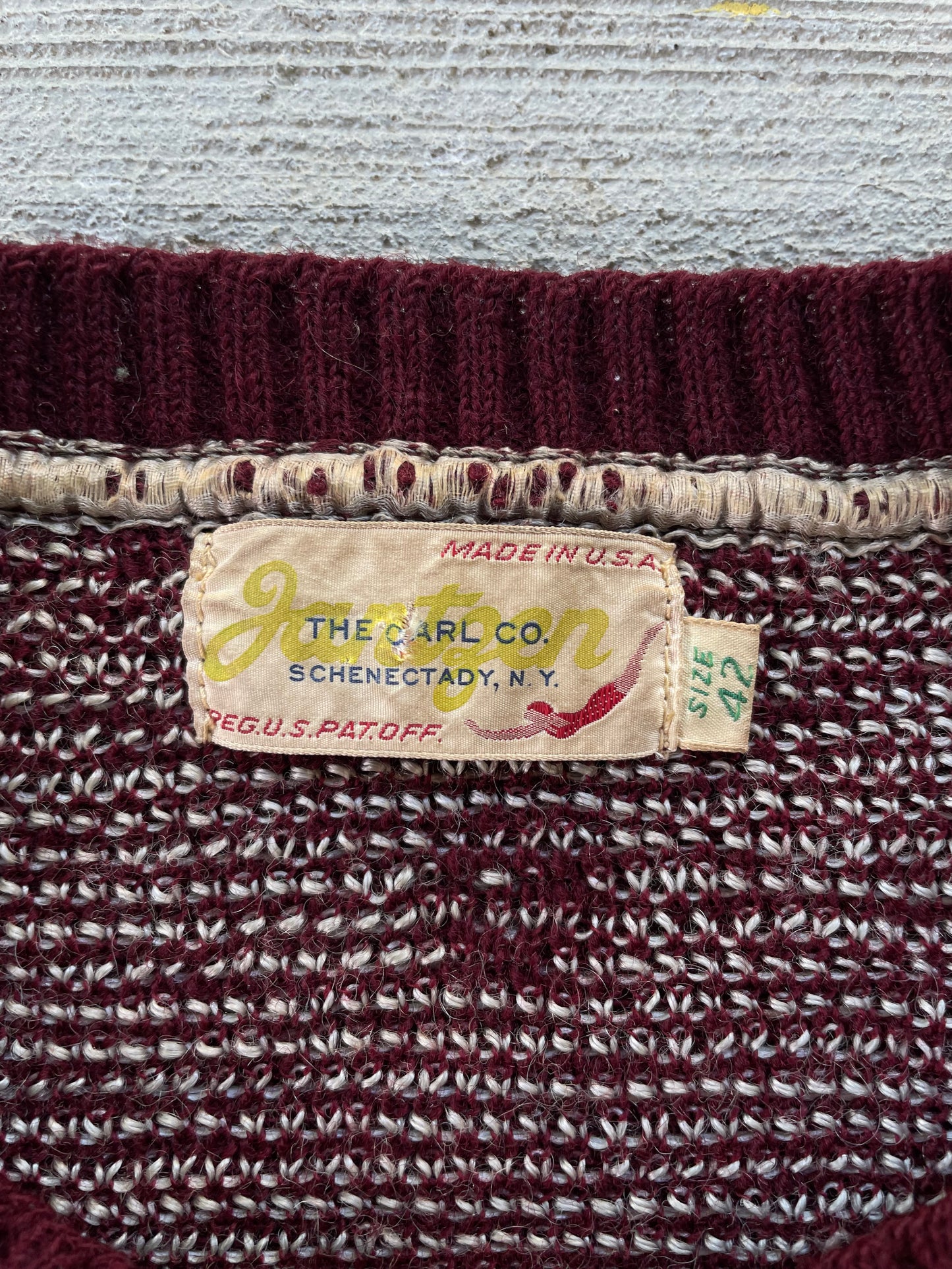 1930s Jantzen Rodeo Sweater