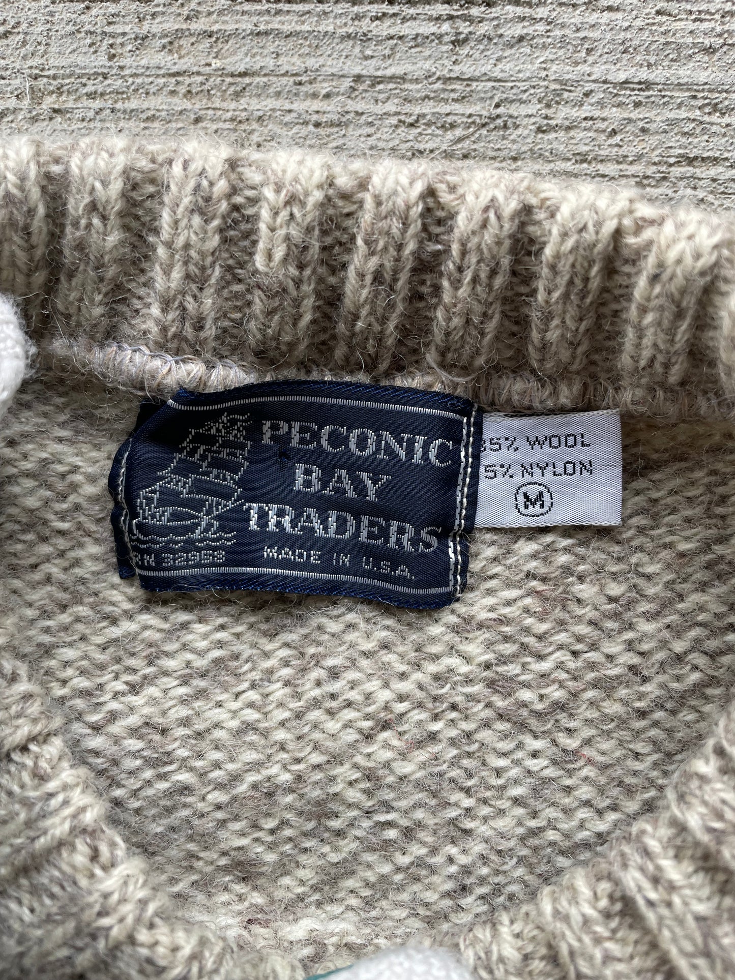 80s Peconic Bay Traders Sweater
