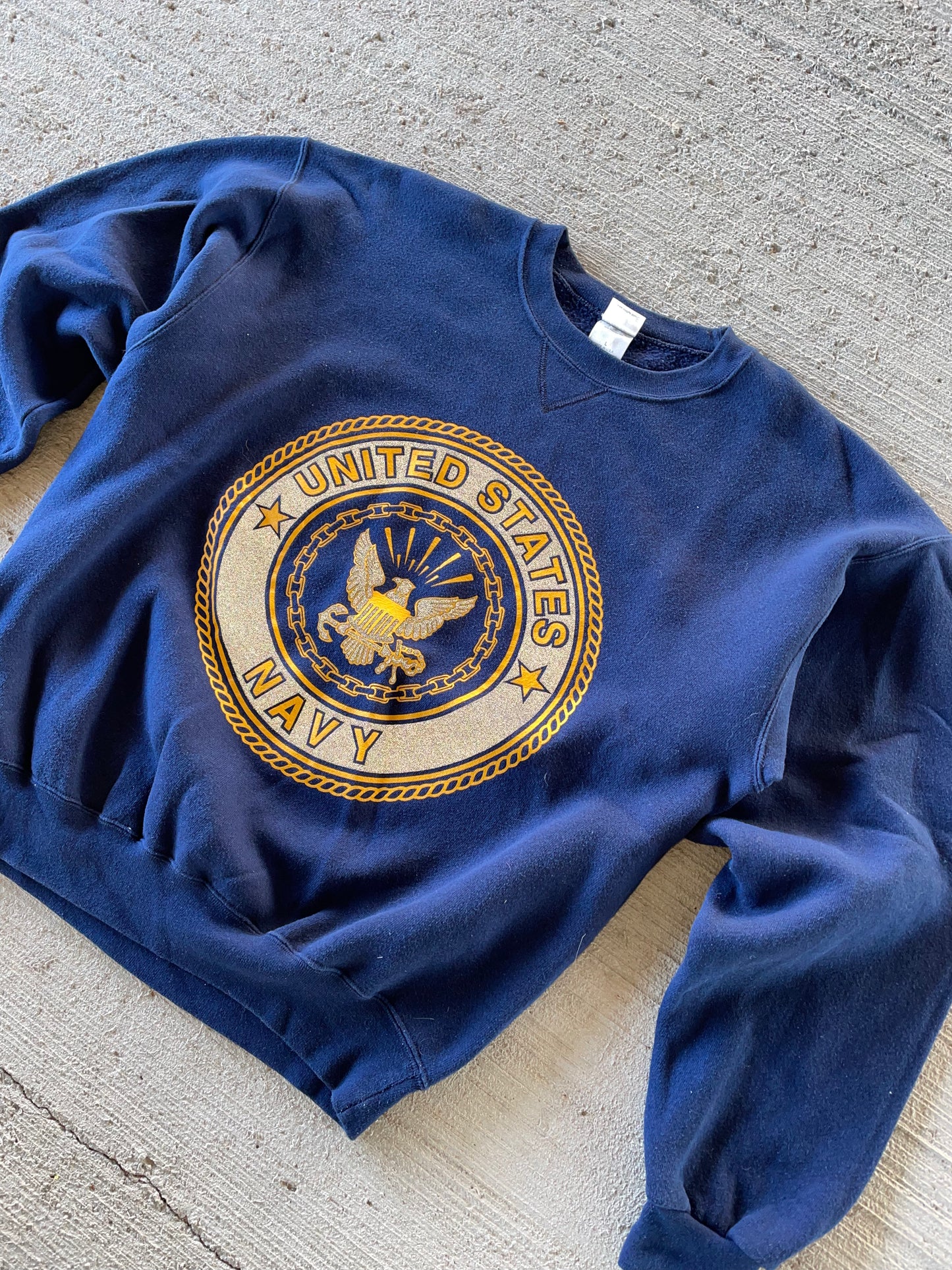 90s Reflective US Navy Sweatshirt