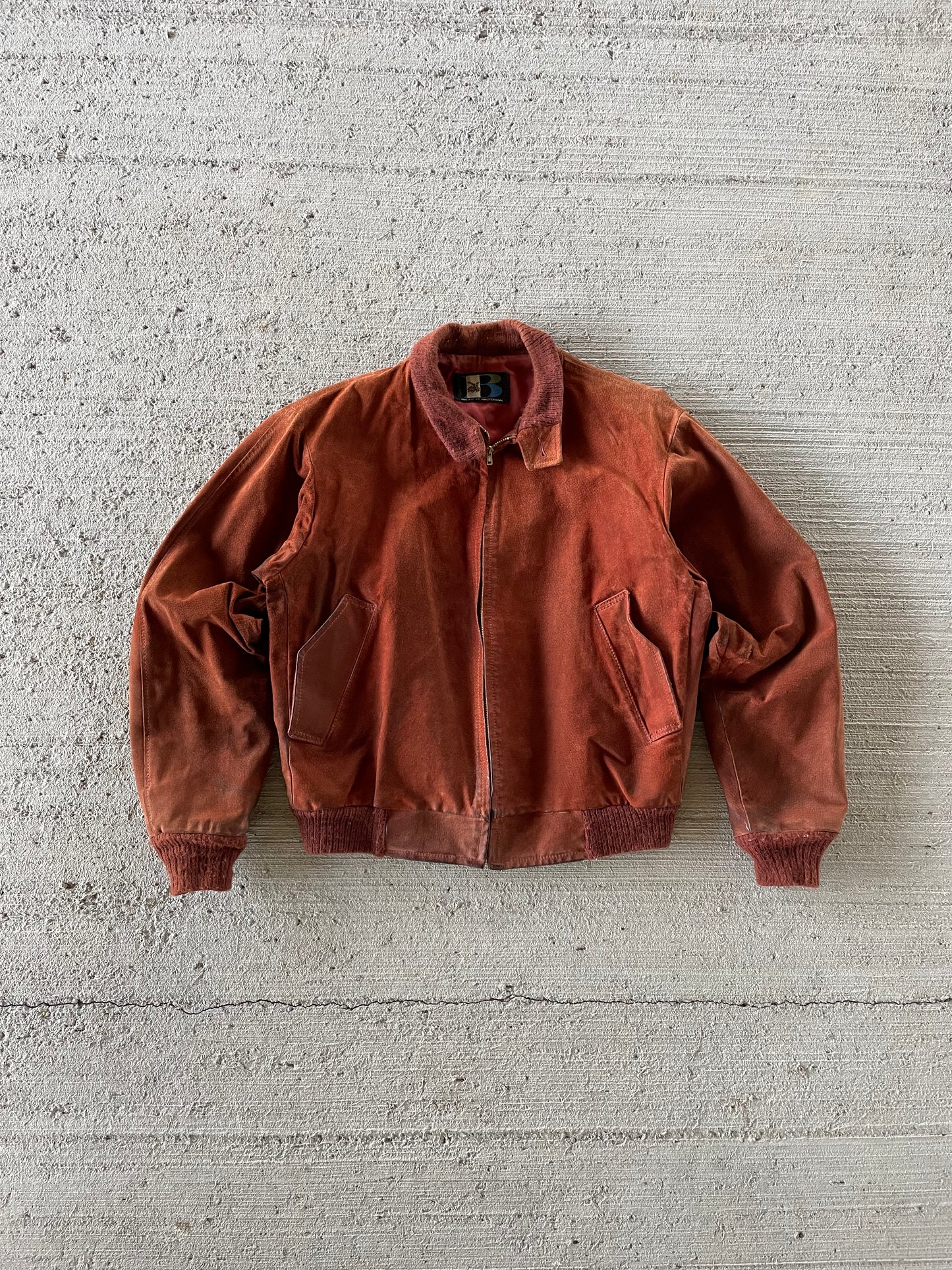 60s/70s Vintage Breier of Amsterdam Suede Bomber