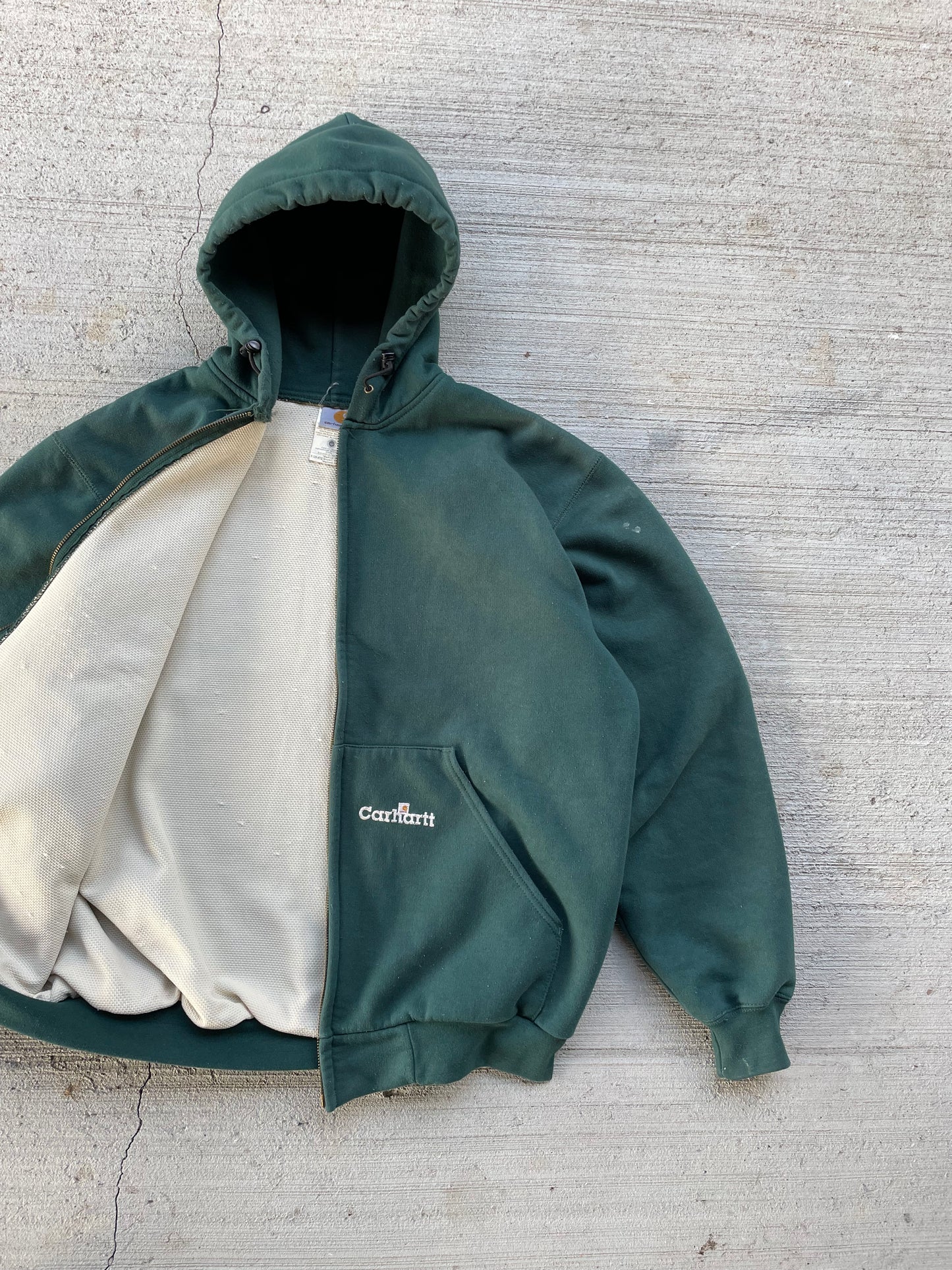 2003 Carhartt Thermal Lined Zip-Up Hoodie