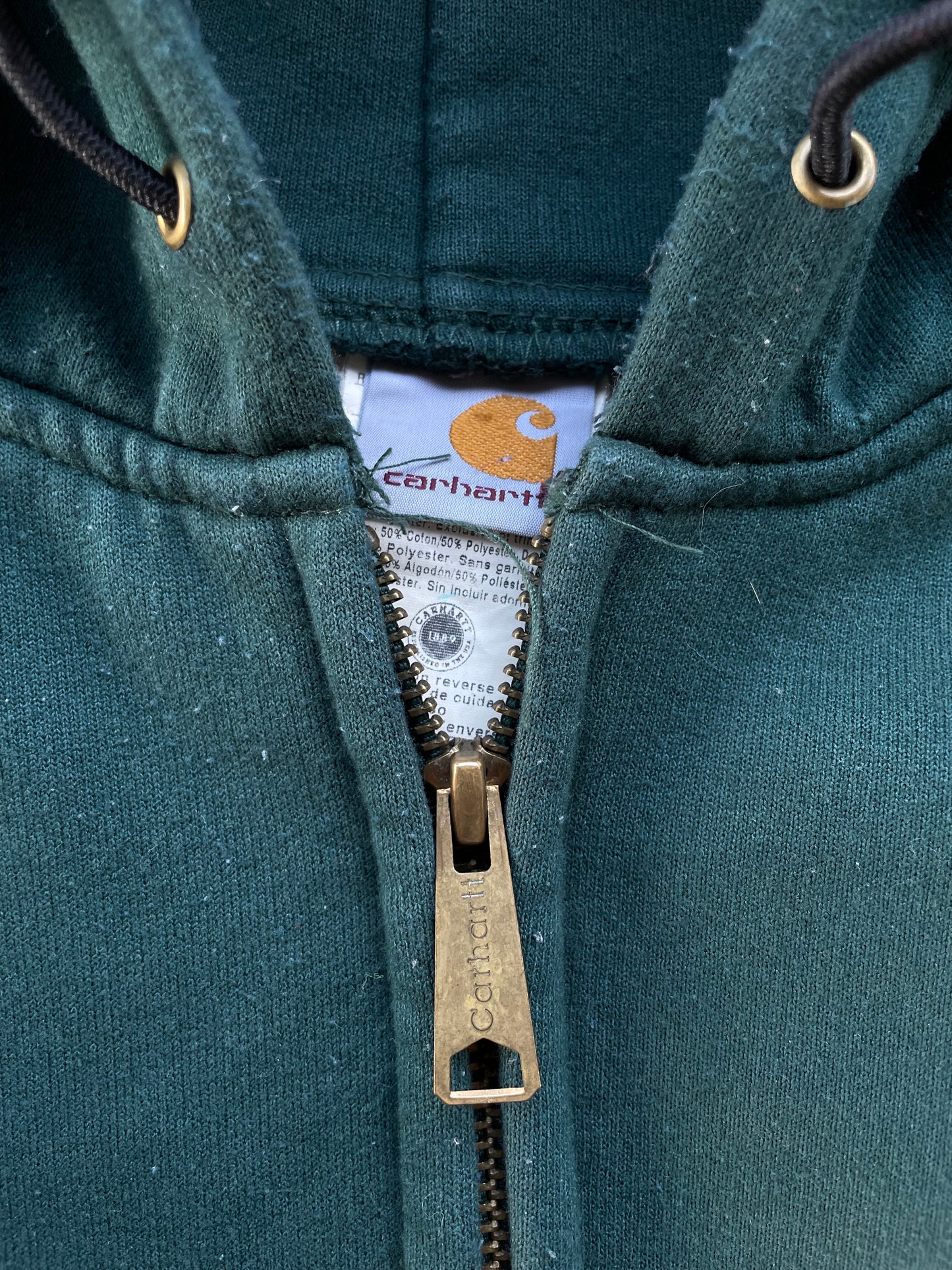 2003 Carhartt Thermal Lined Zip-Up Hoodie