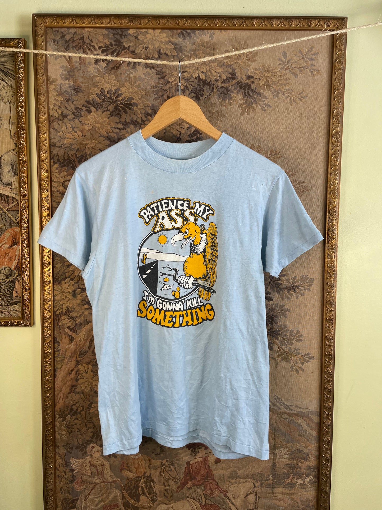 80s ‘Patience’ Funny Tee