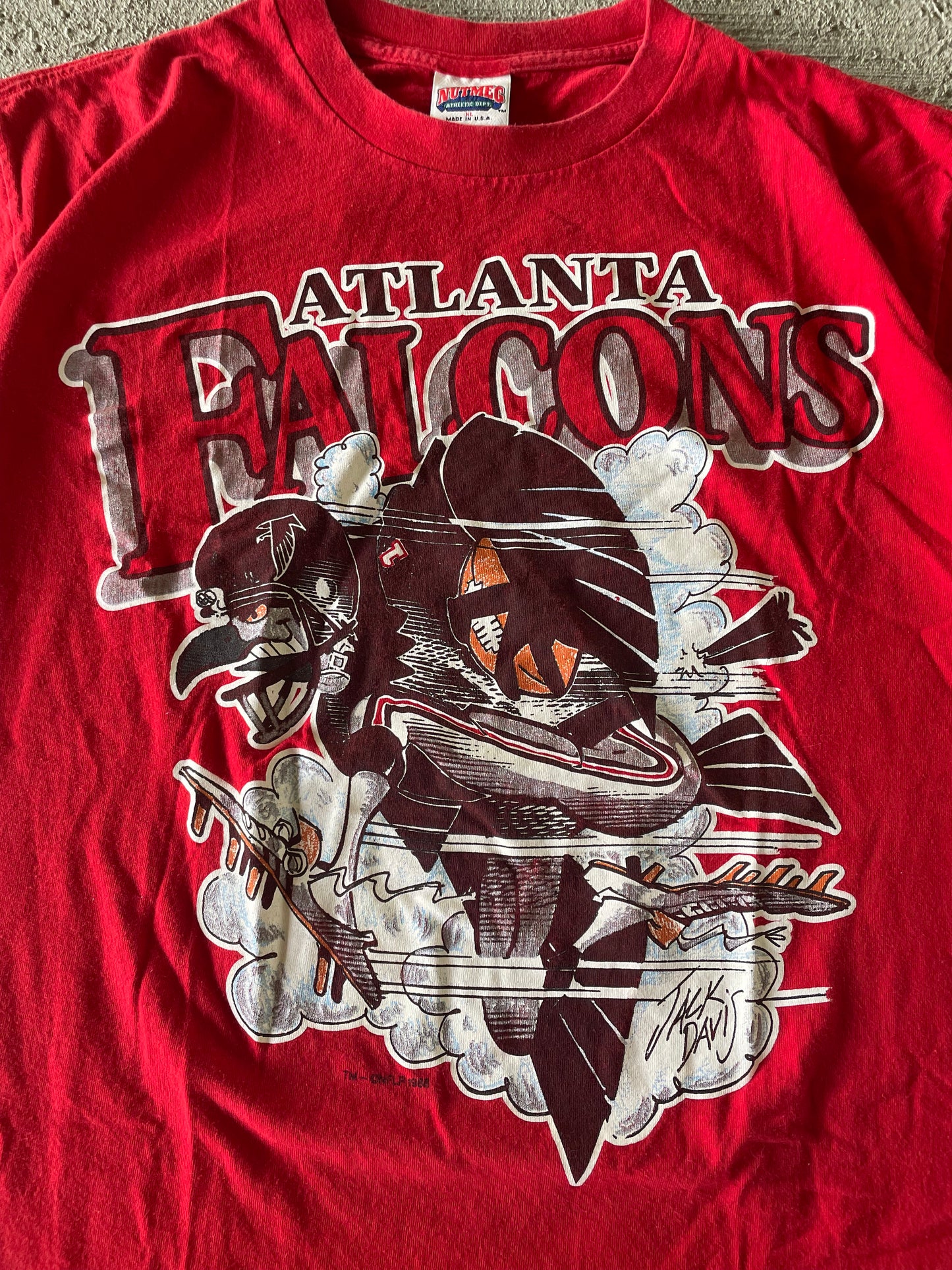 1988 Atlanta Falcons Jack Davis Tee