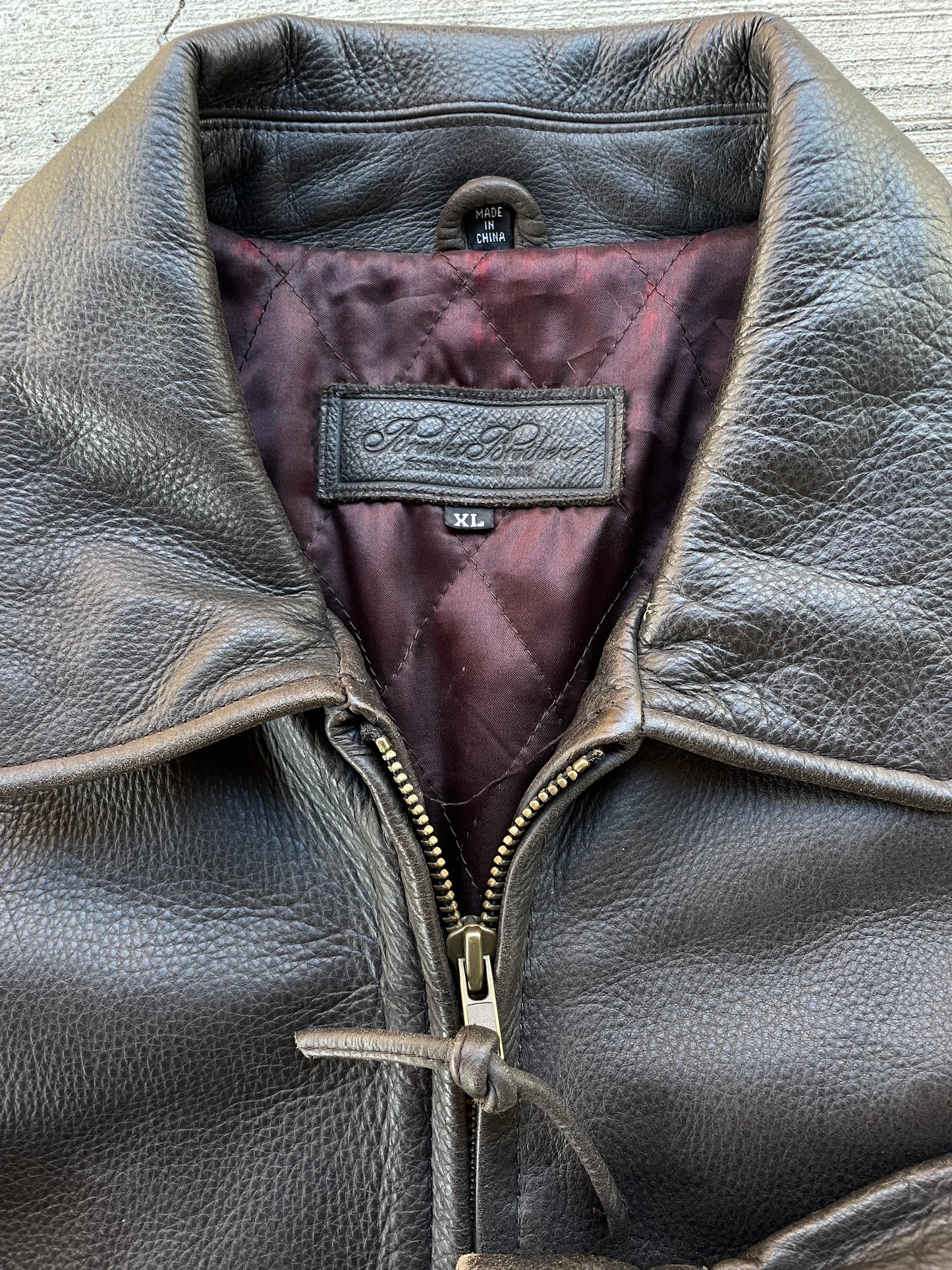Vintage Brooks Brothers Leather Jacket