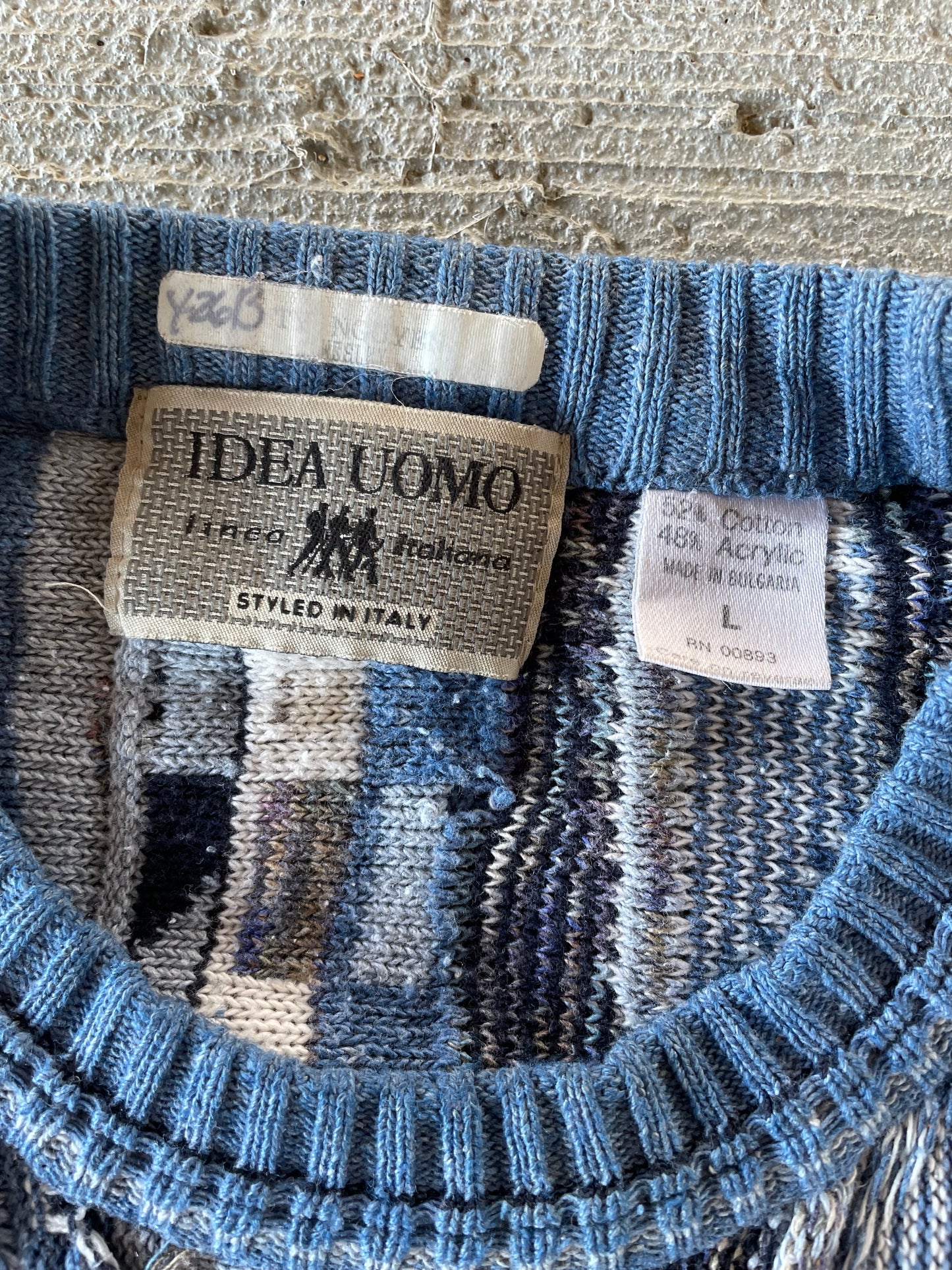 90s Idea Uomo Coogi Style Sweater