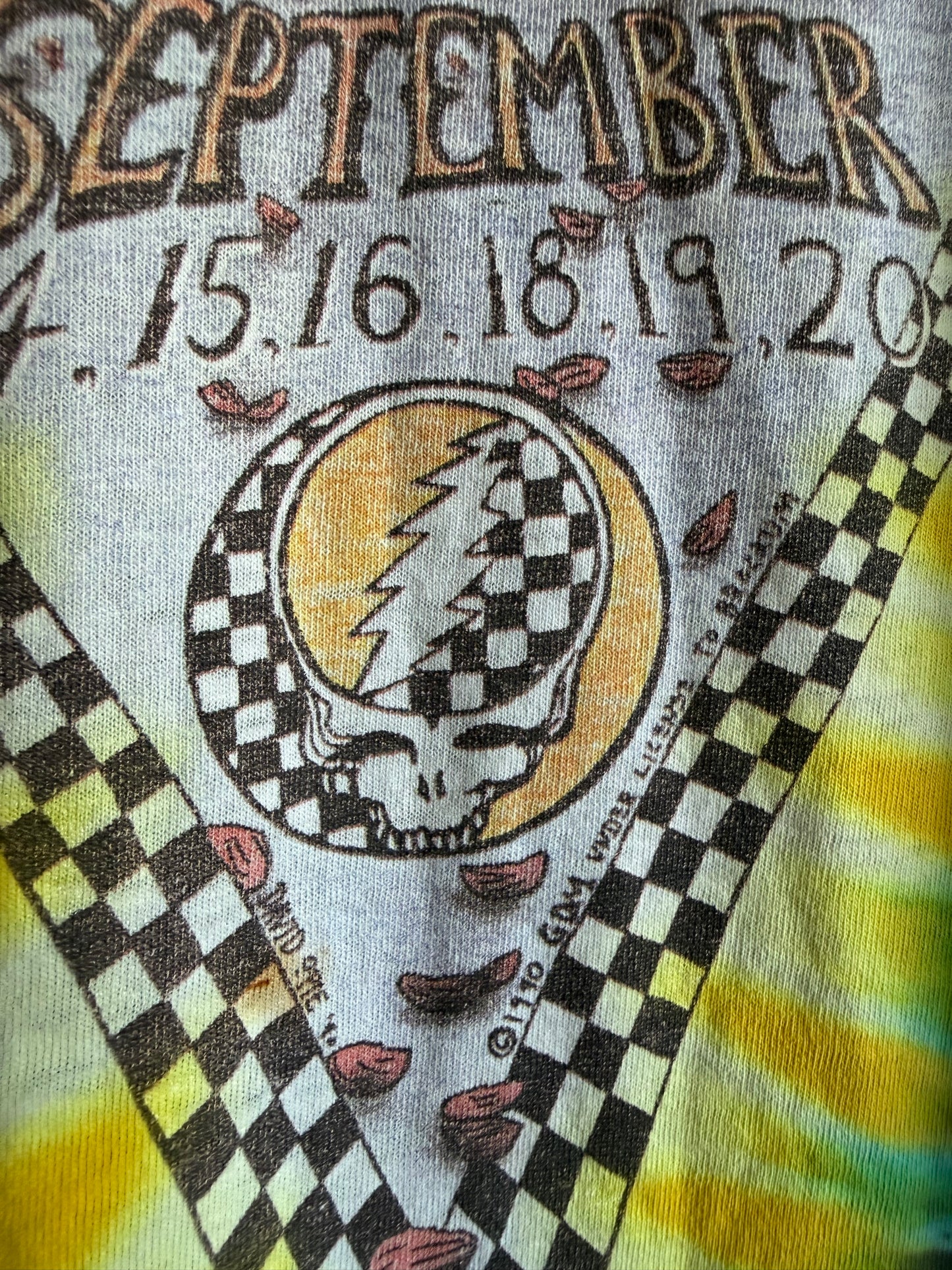 Vintage 1990 Grateful Dead MSG NYC Taxi Tee