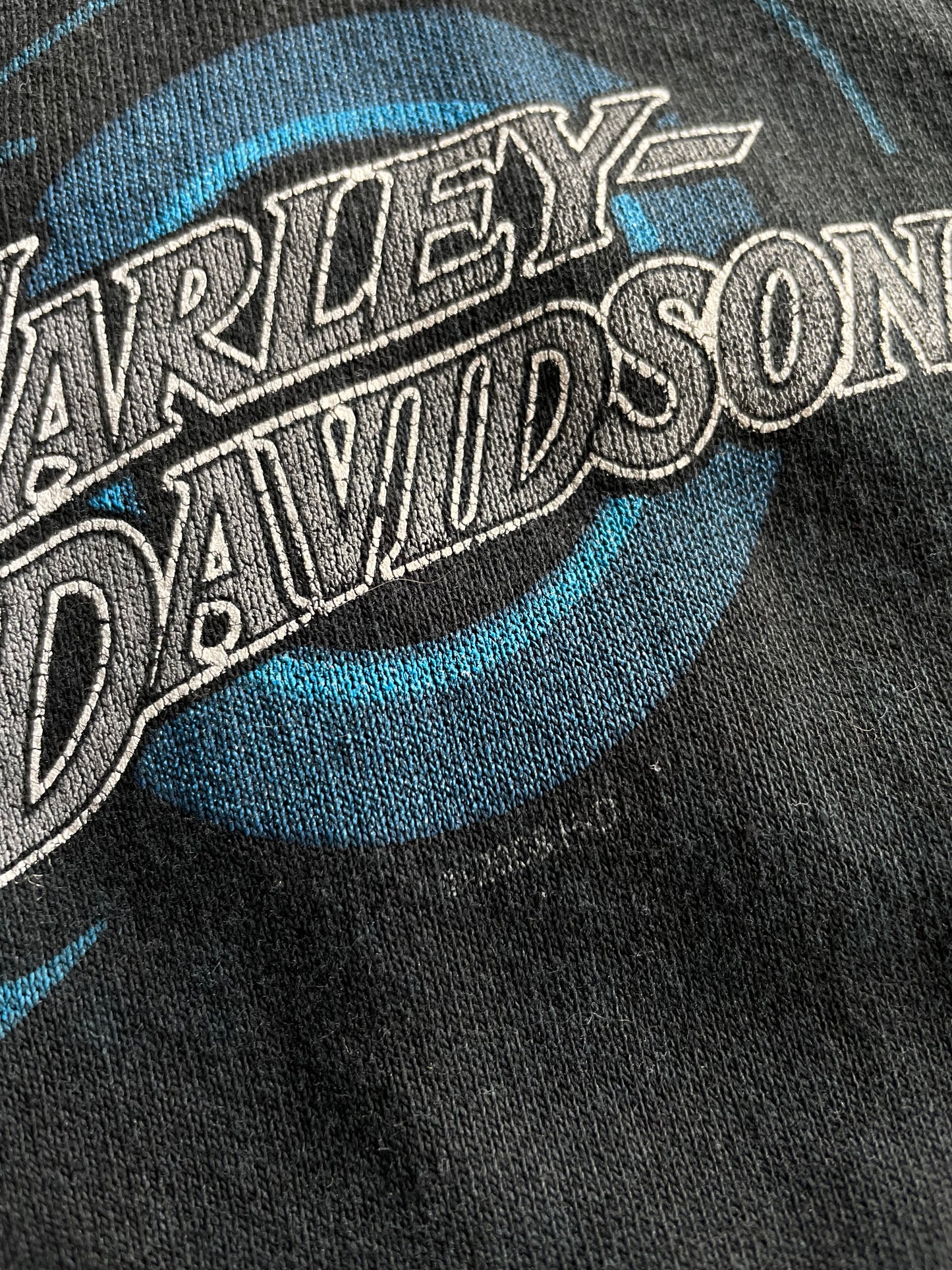 Y2K Harley Davidson Zip-Up Hoodie