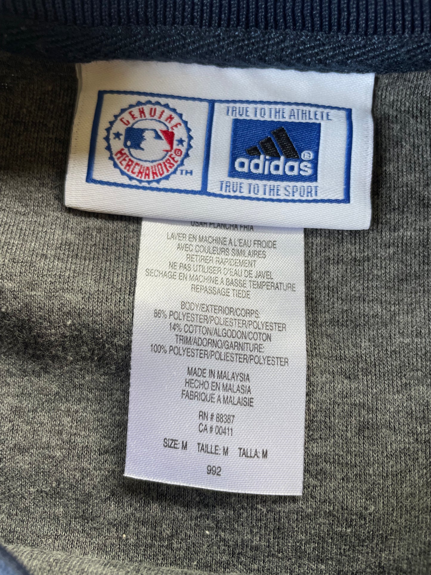 2000s Adidas New York Yankees Warm Up Shirt
