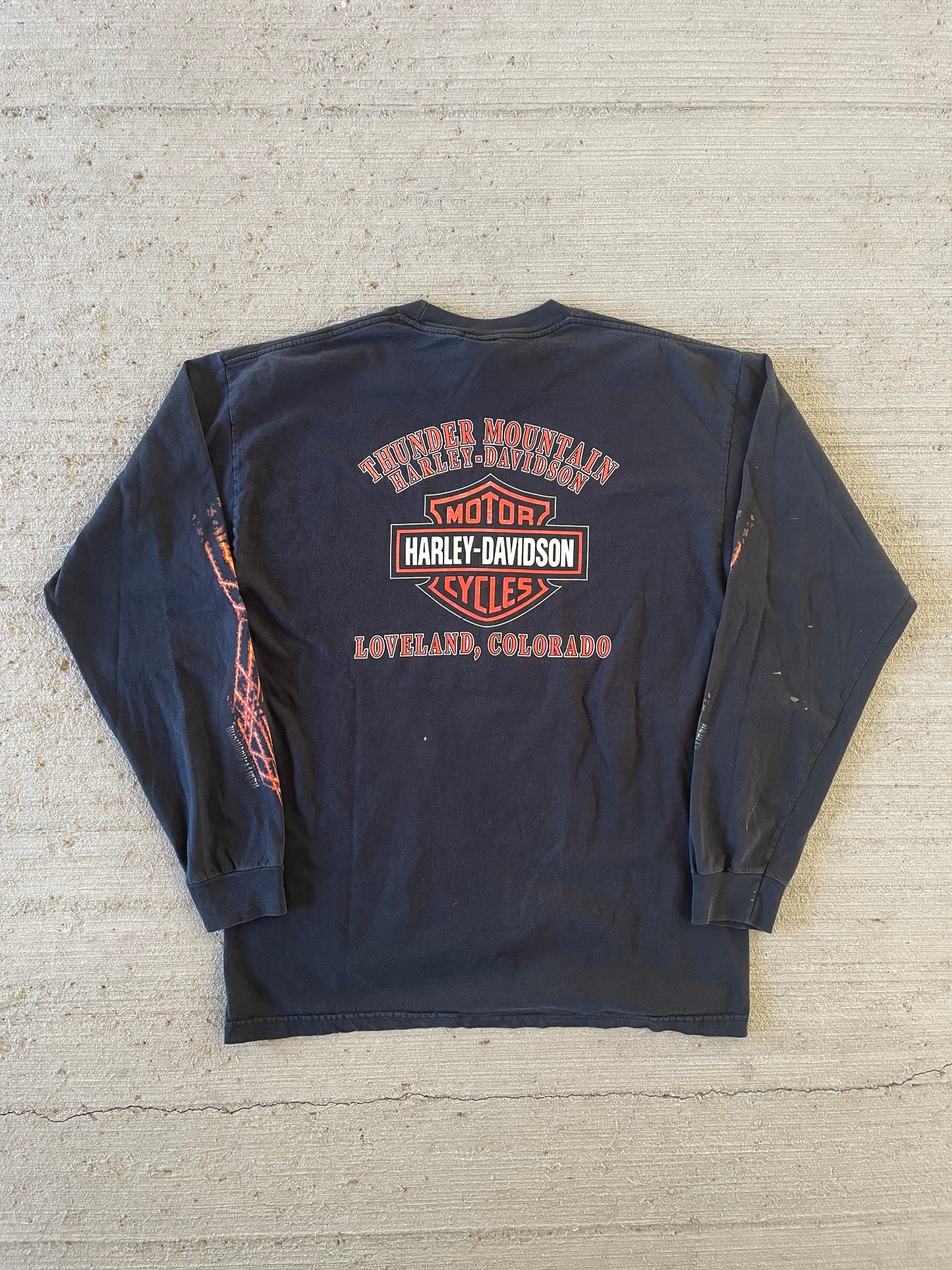 2004 Harley Davidson L/S Laser Tee
