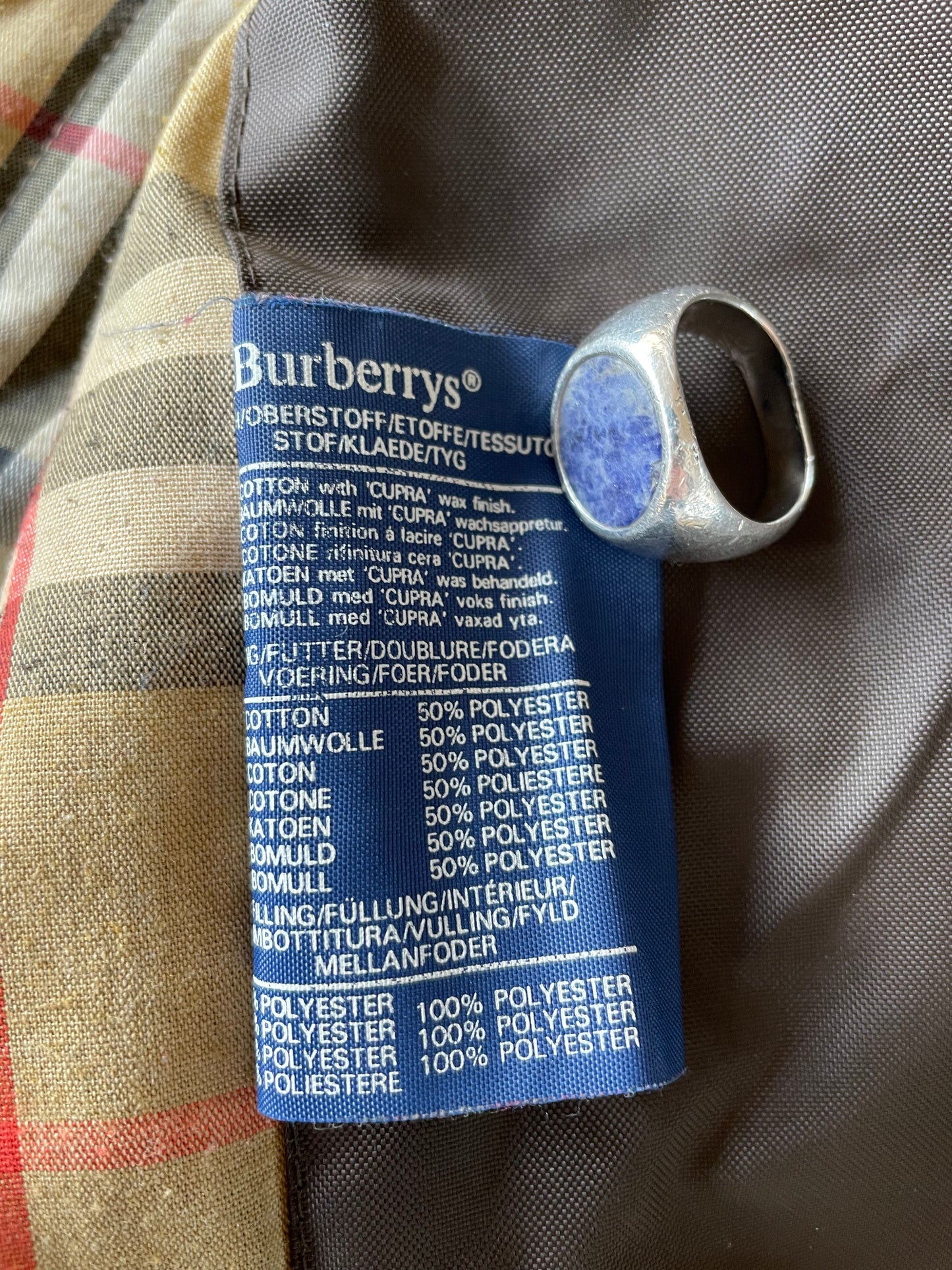 Vintage Burberrys Wax Coated Jacket