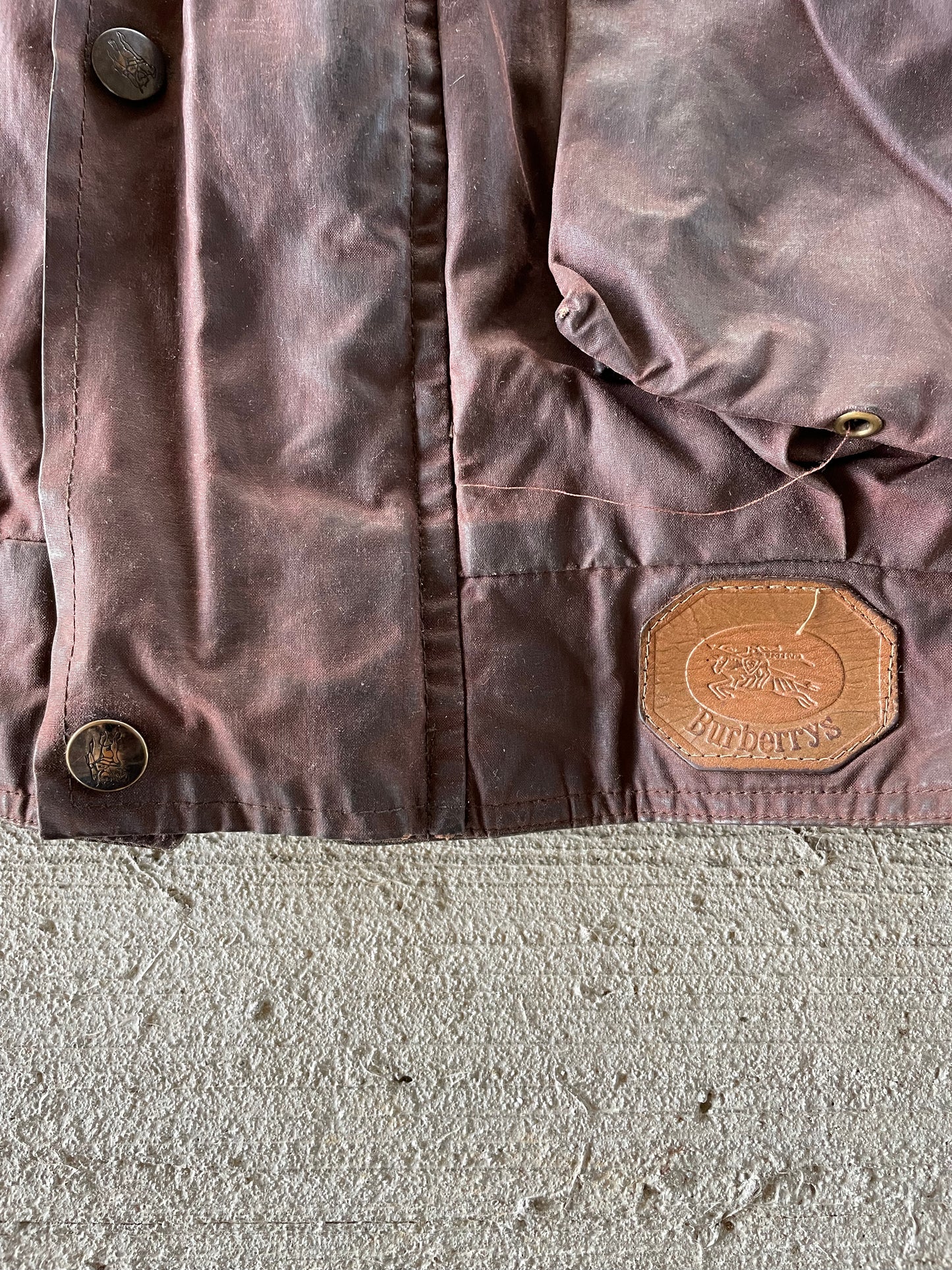 Vintage Burberrys Wax Coated Jacket