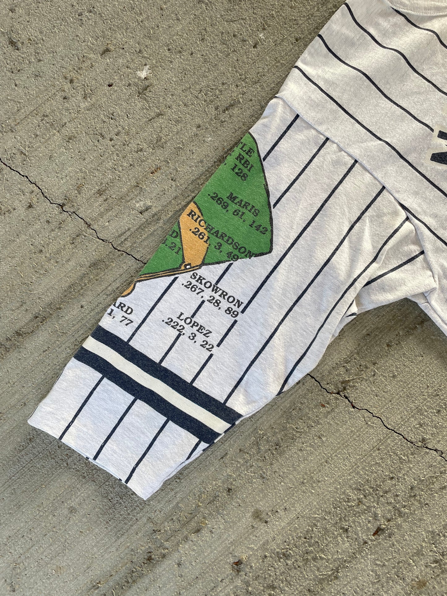 1991 New York Yankees Long Gone AOP Tee