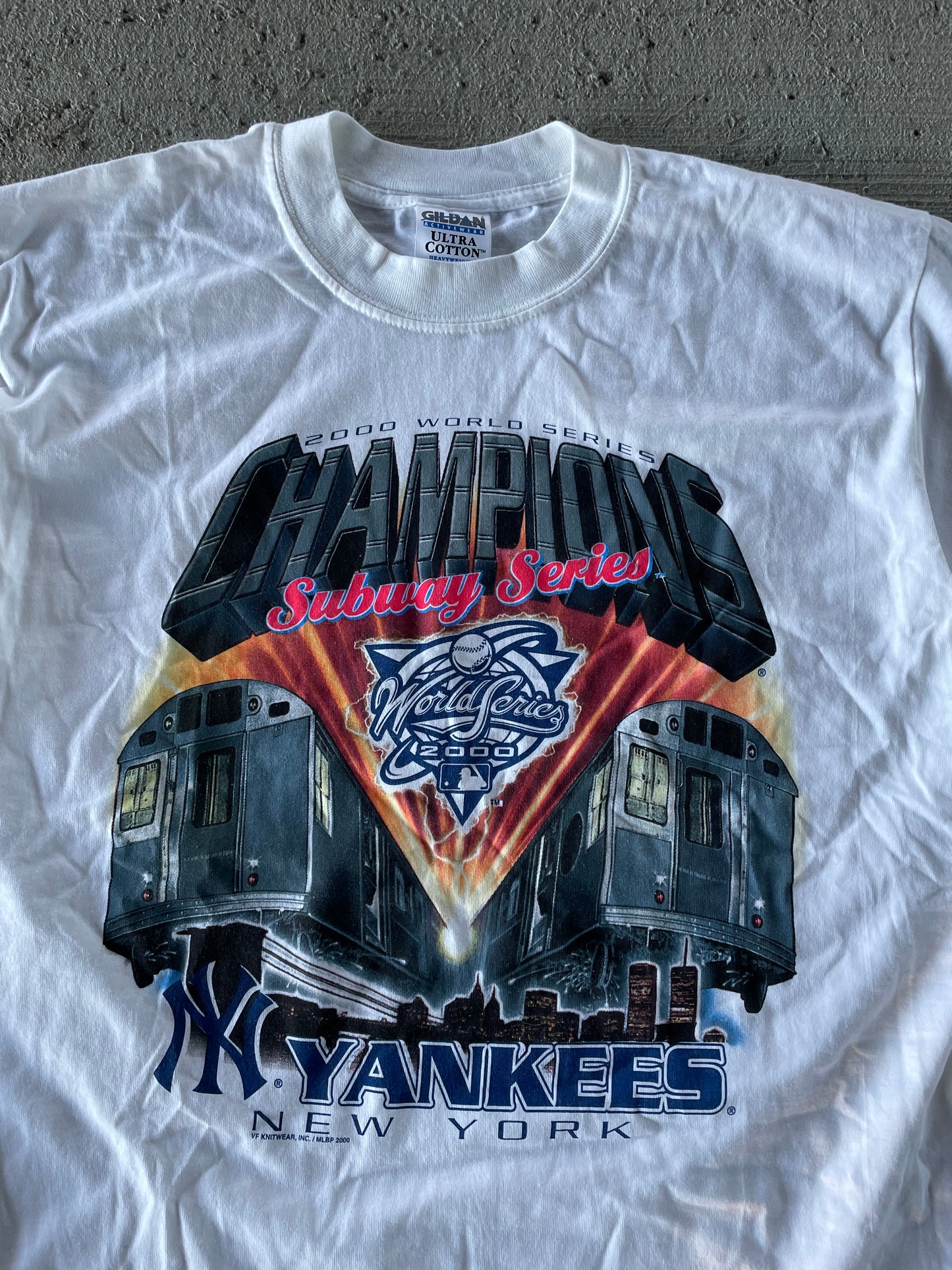 2000 NY Yankees Subway Series Champs tee