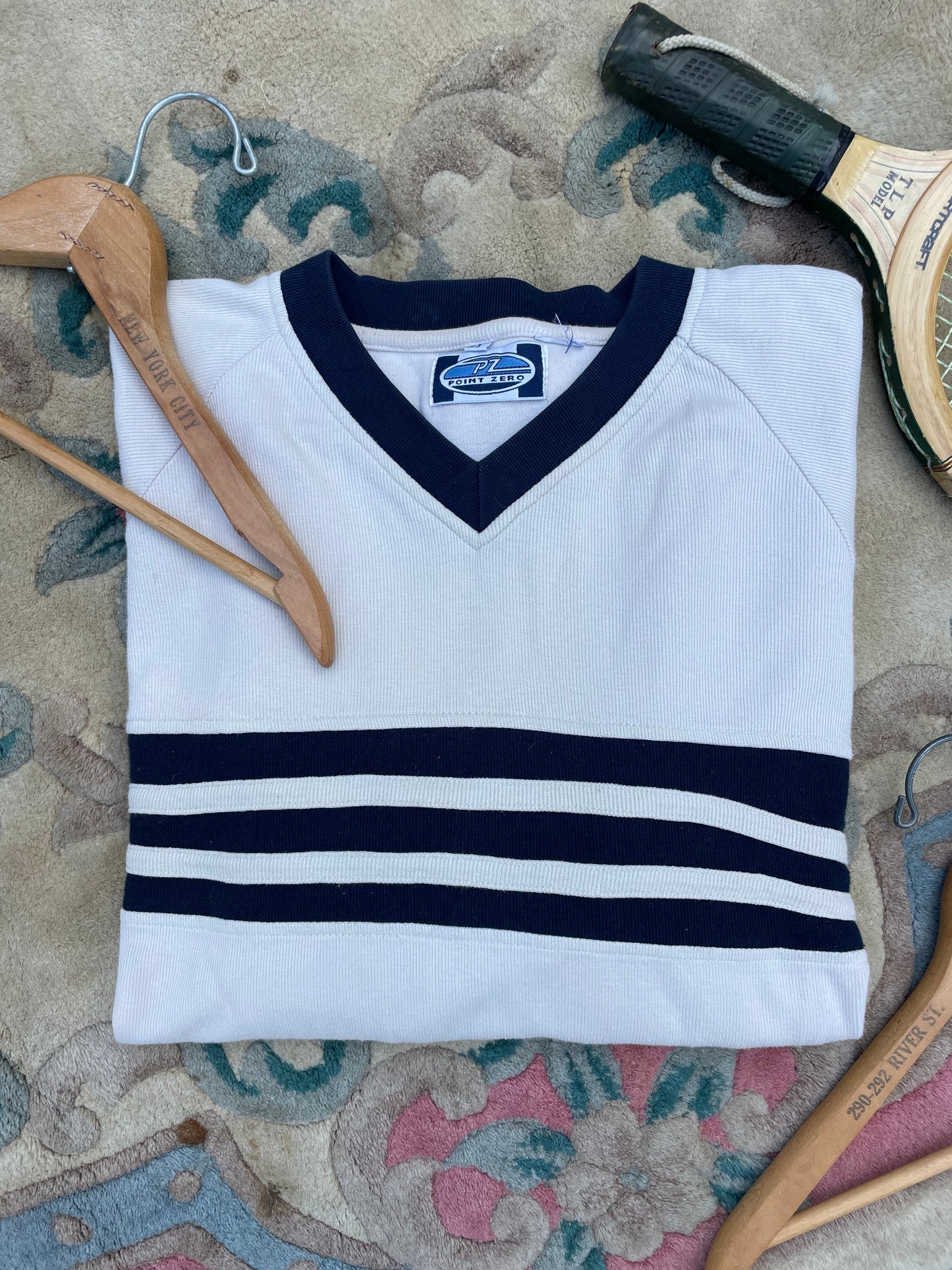 Vintage 1990s Point Zero L/S Striped Shirt