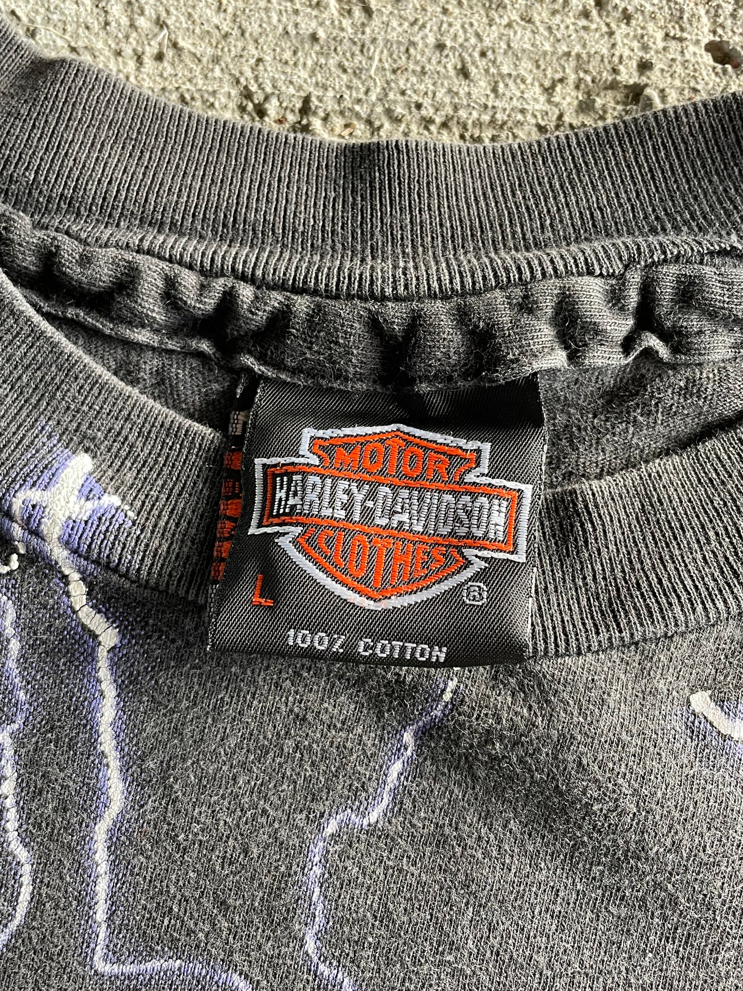 1990s Harley Davidson Thunder & Lightning Tee