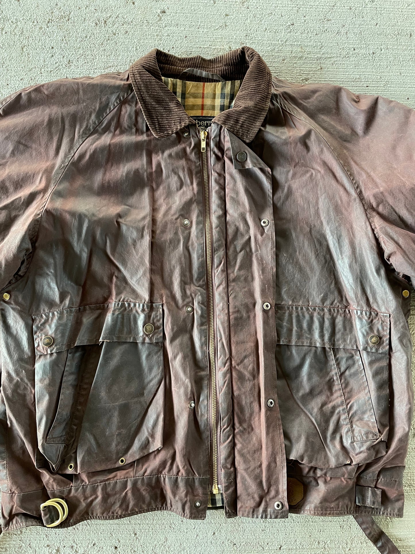 Vintage Burberrys Wax Coated Jacket