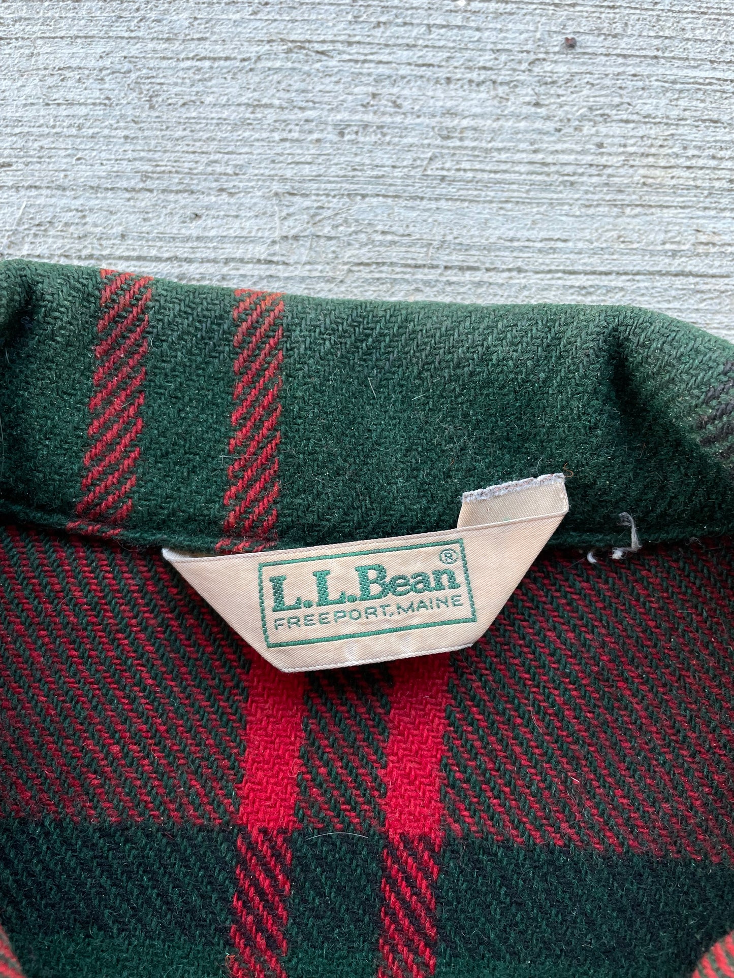 60s L.L. Bean Wool Flannel Jacket