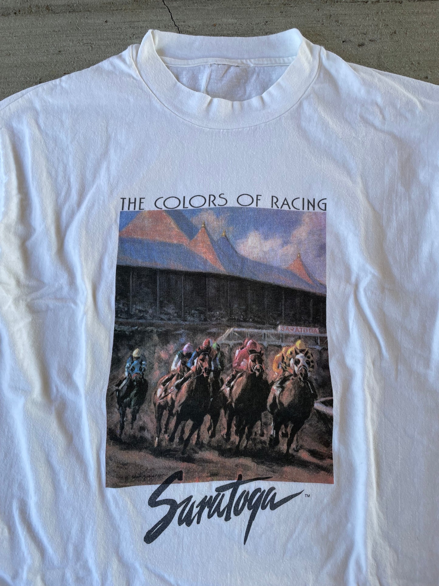 1995 Saratoga Horse Racing Tee