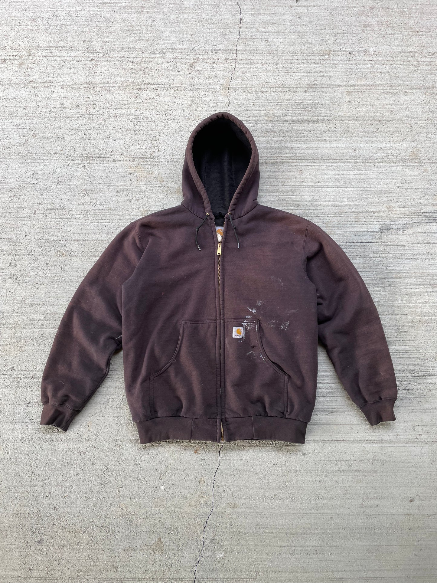 2000s Carhartt Thermal Lined Zip Up Hoodie