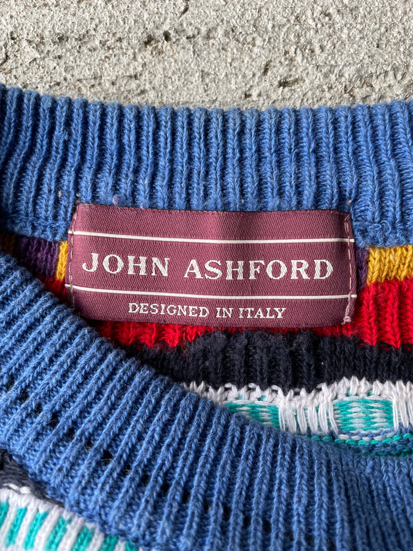 1990s Coogi Style John Ashford Sweater