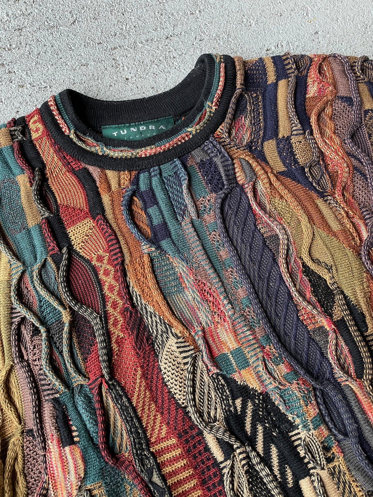 1990s Coogi Style Tundra Sweater