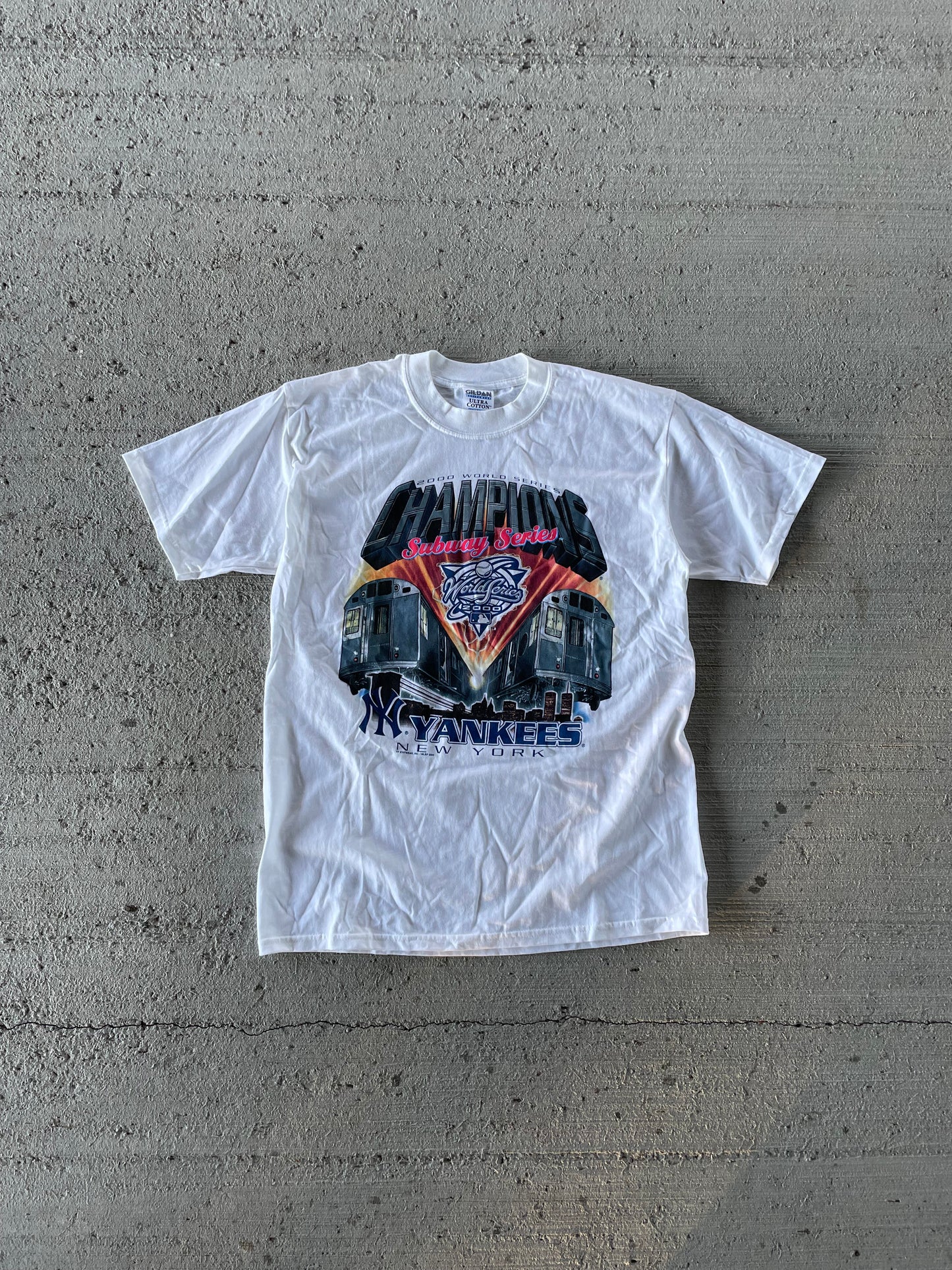 2000 NY Yankees Subway Series Champs tee