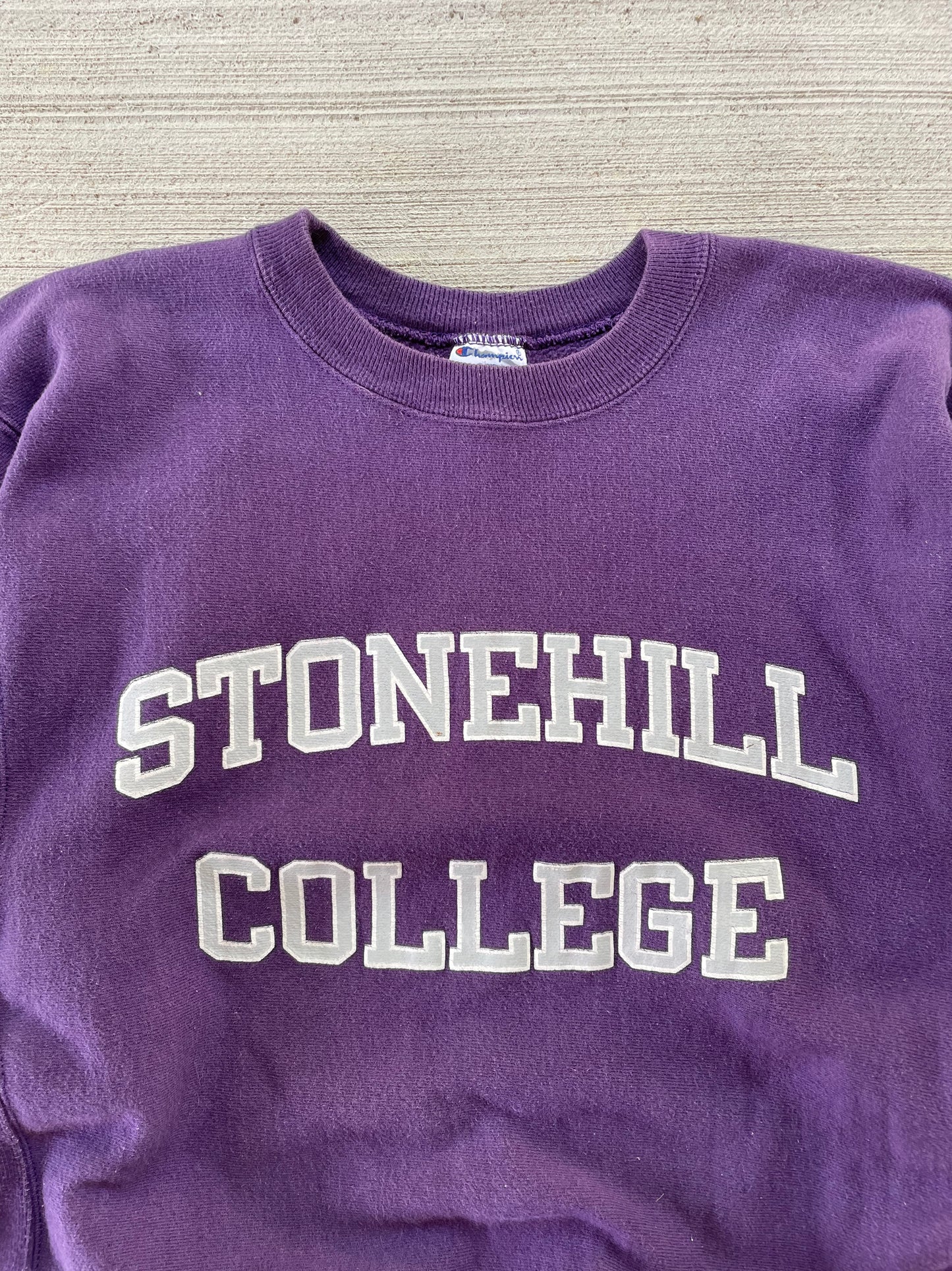 Vintage 2000s Stonehill College Champion Crewneck