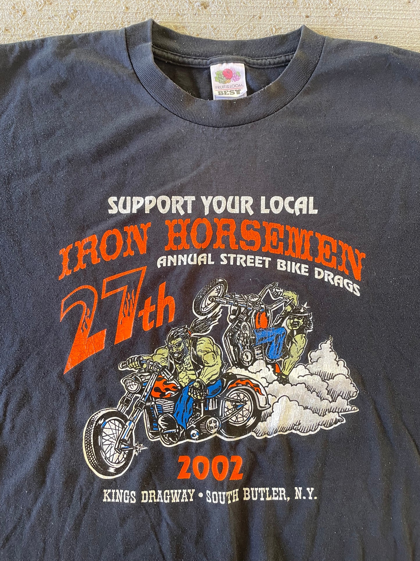 2002 Iron Horsemen Biker Tee
