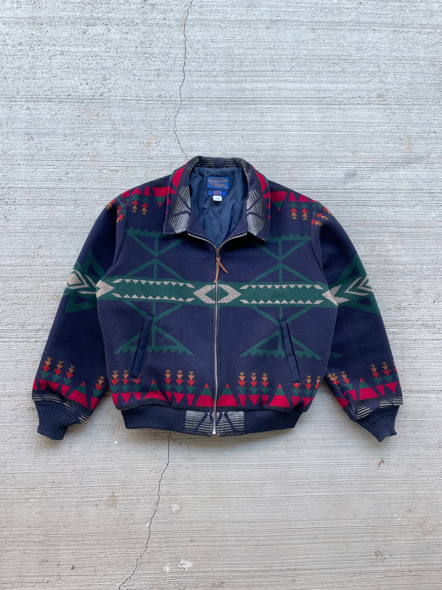 90s Pendleton Western Aztec Bomber Jacket