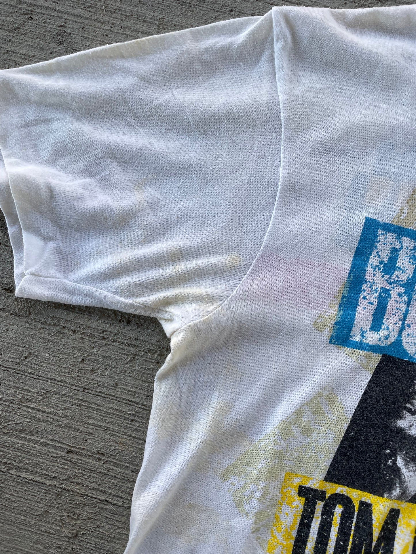 1986 Bob Dylan & Tom Petty True Confessions Tour Tee