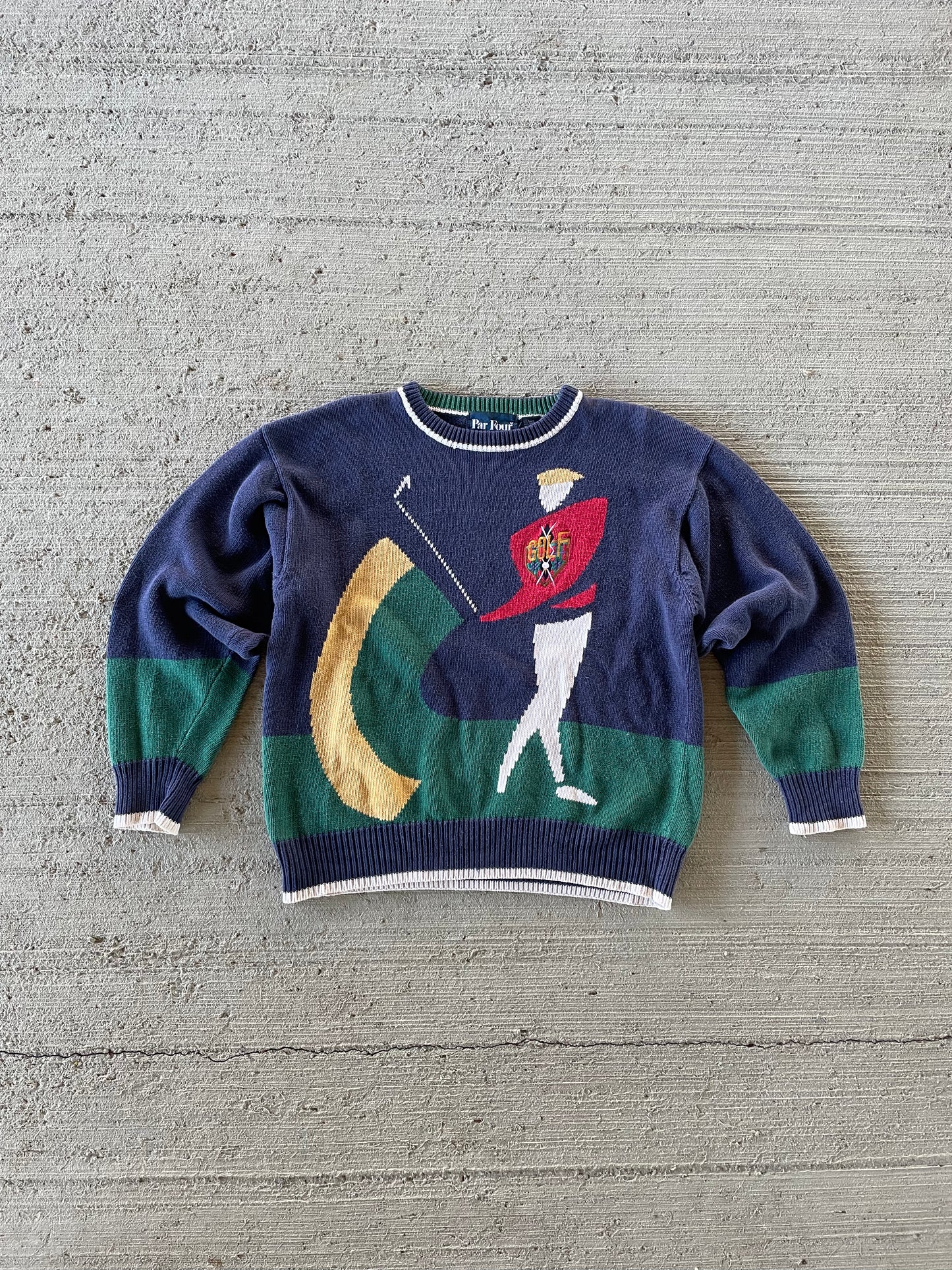 90s Par Four Golf Sweater