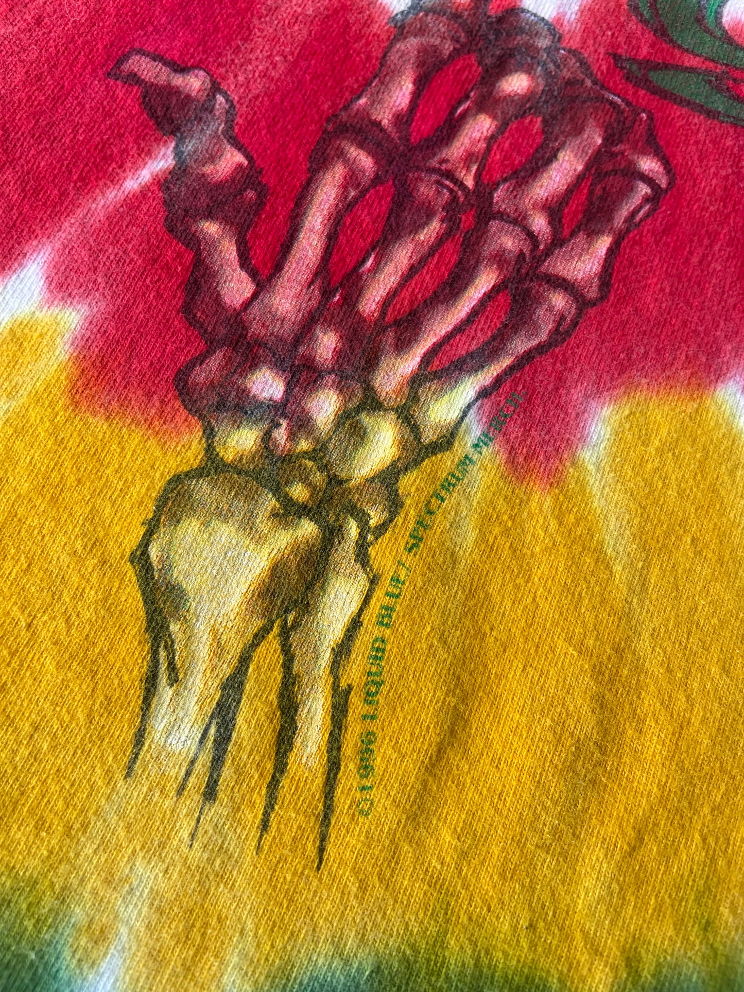 1996 Grateful Dead Lithuania Basketball Tee