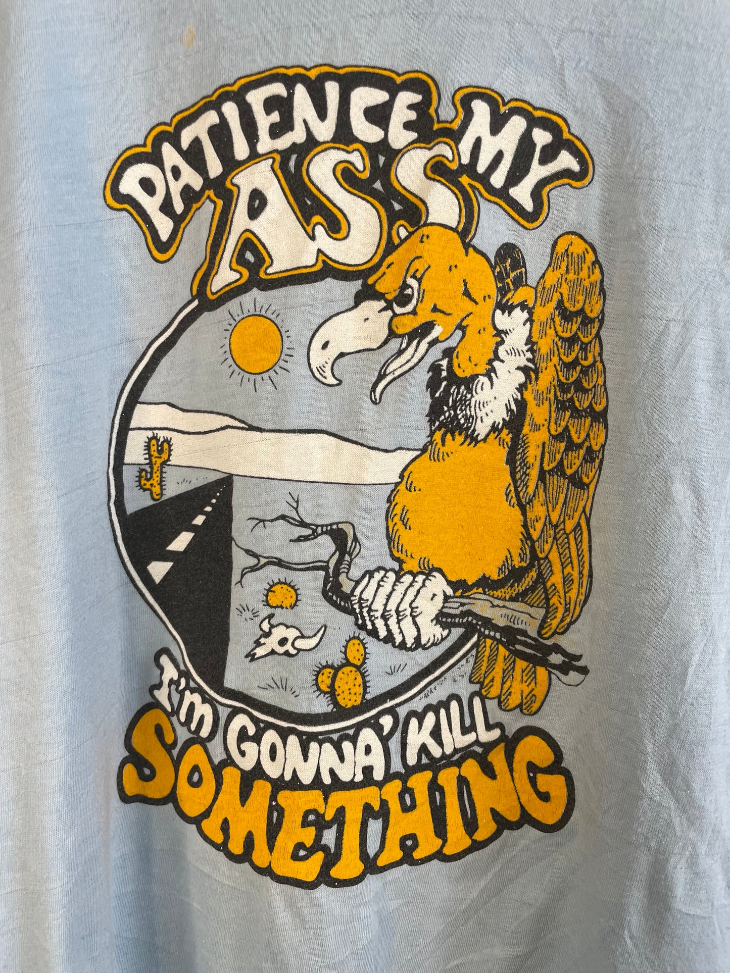80s ‘Patience’ Funny Tee