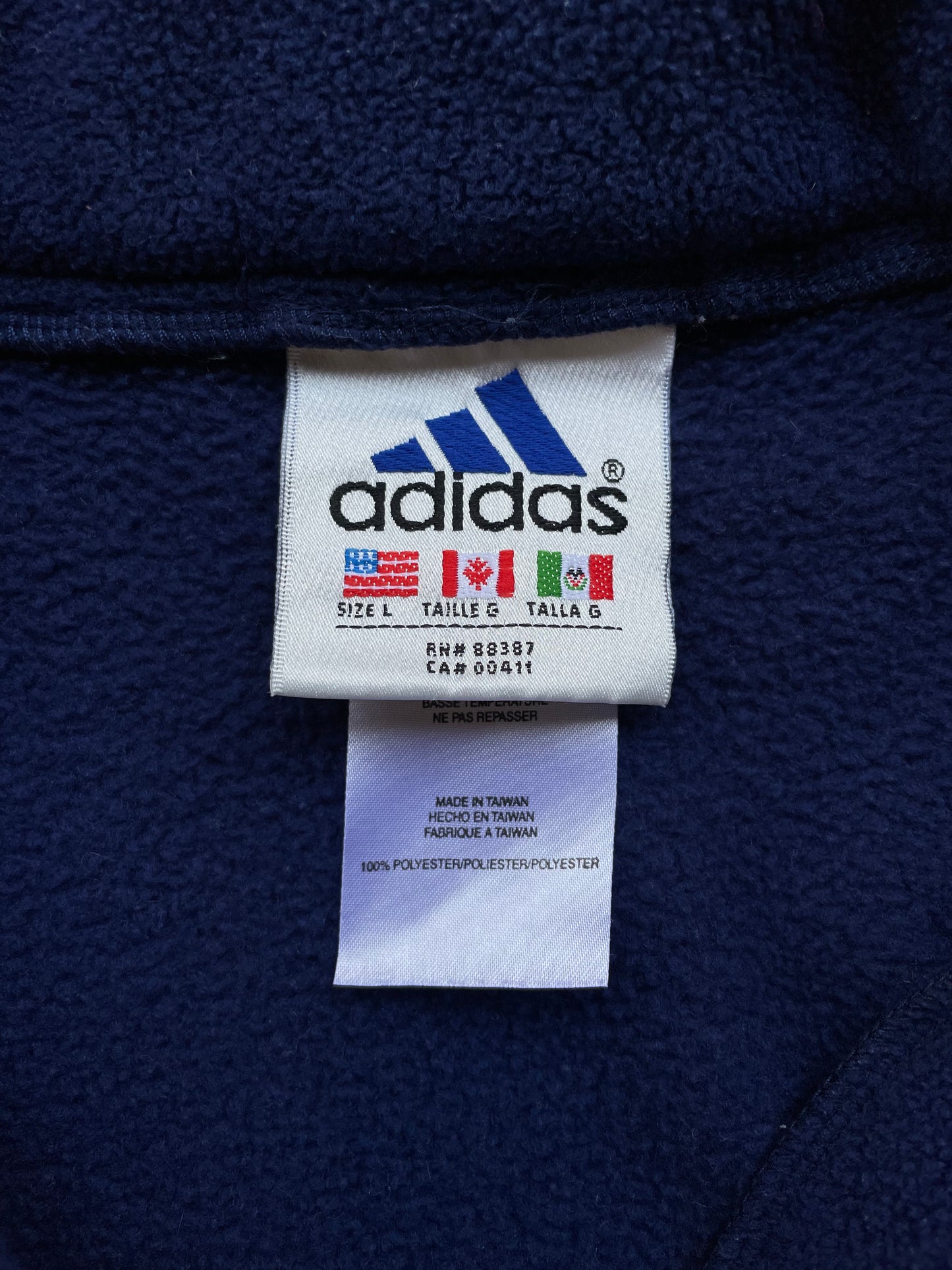 90s Adidas Half-Zip Fleece