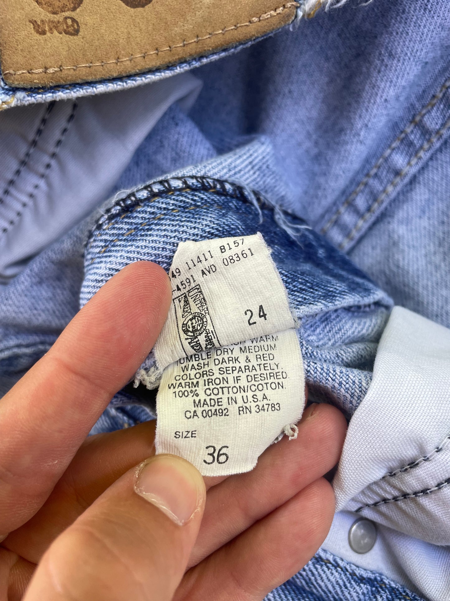 Vintage 1990s Lee Denim Jorts