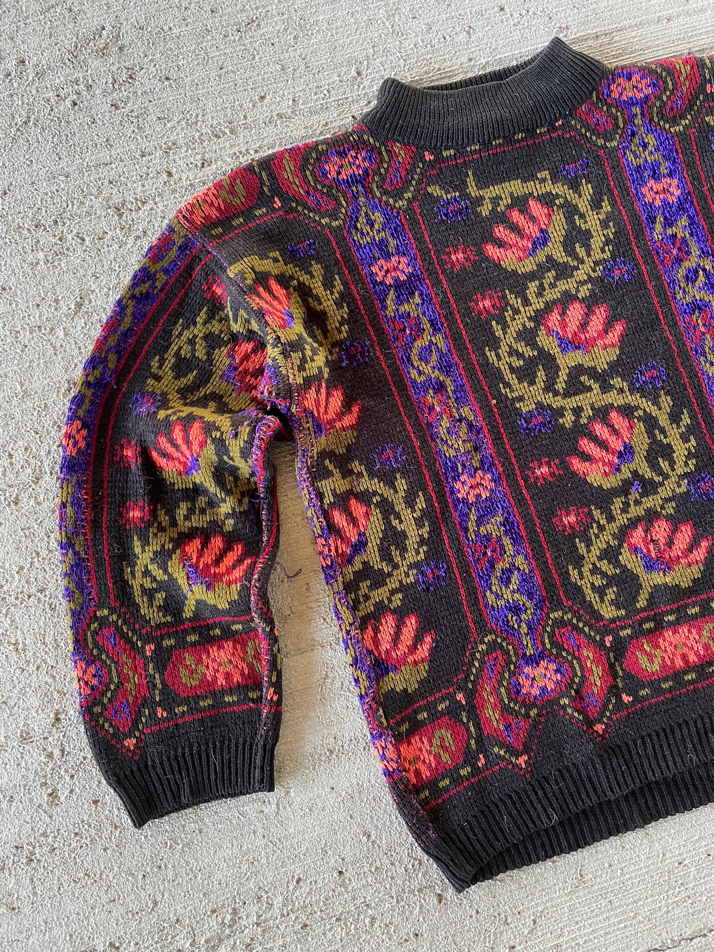 80s Quadro Italian Sweater