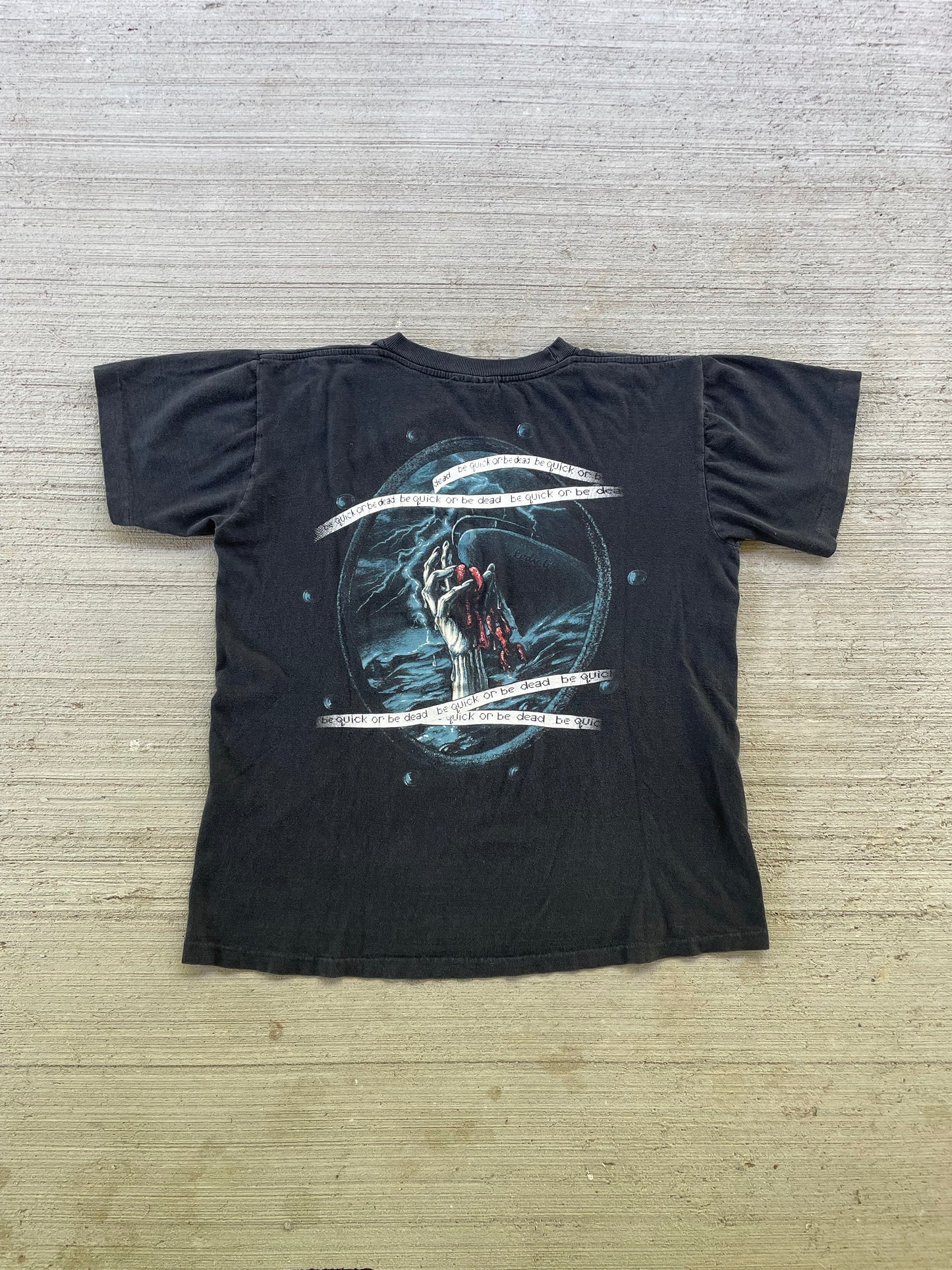 Vintage 1992 Iron Maiden ‘Be Quick or Be Dead’ Euro Tour Tee
