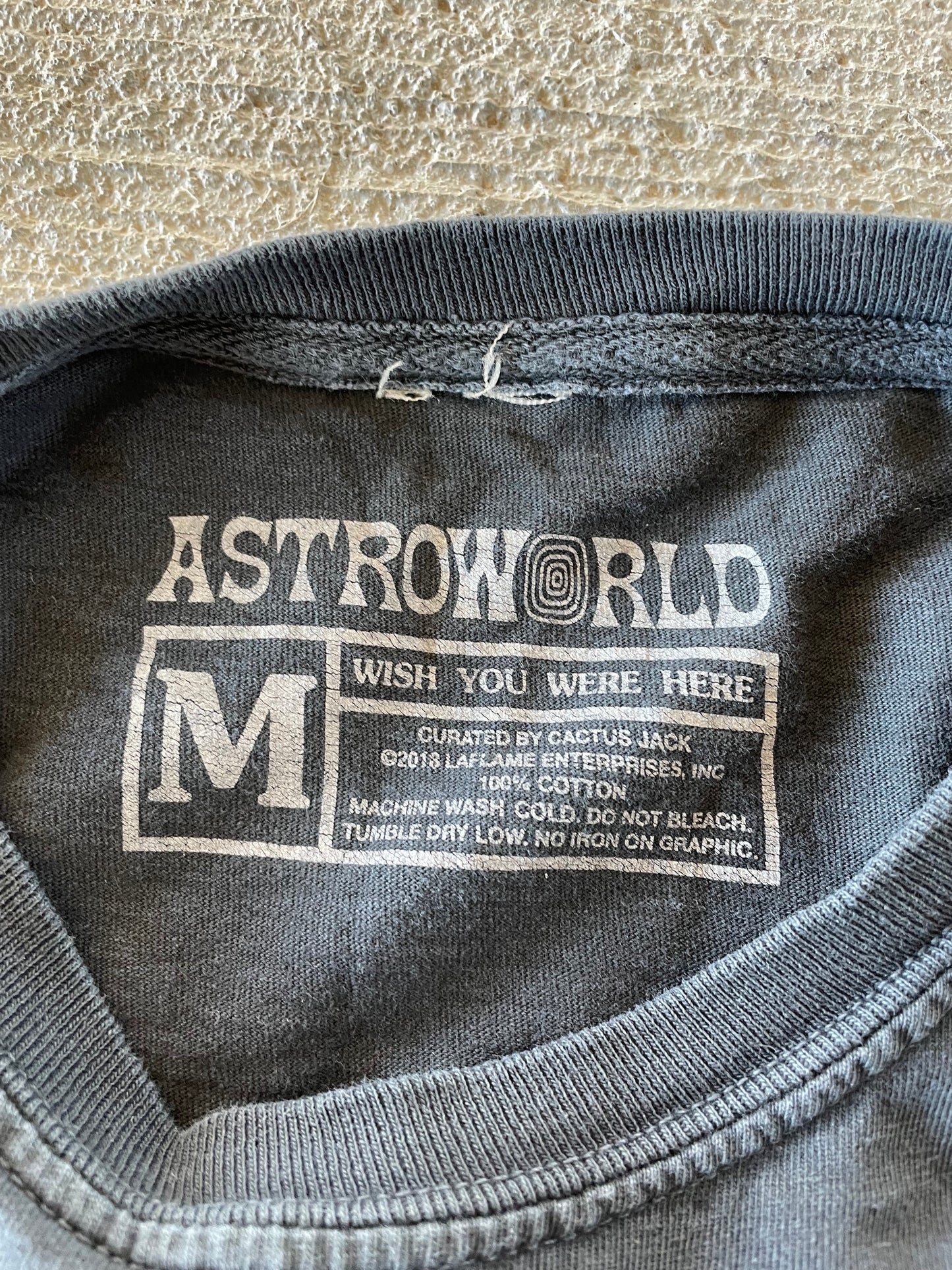 2018 Travis Scott Astroworld ‘Wish You Were Here’ tee