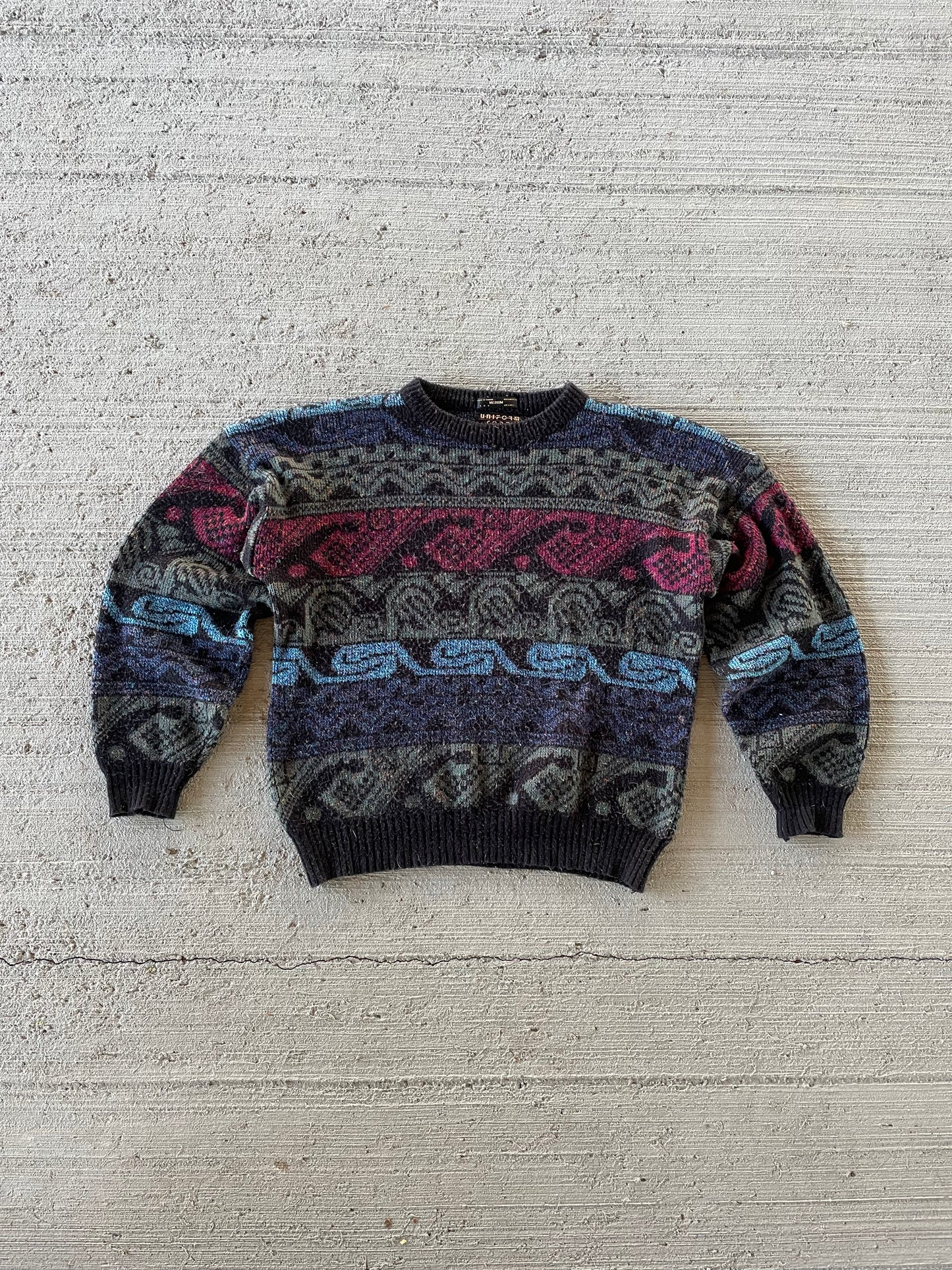 80s Uniform Code Sweater