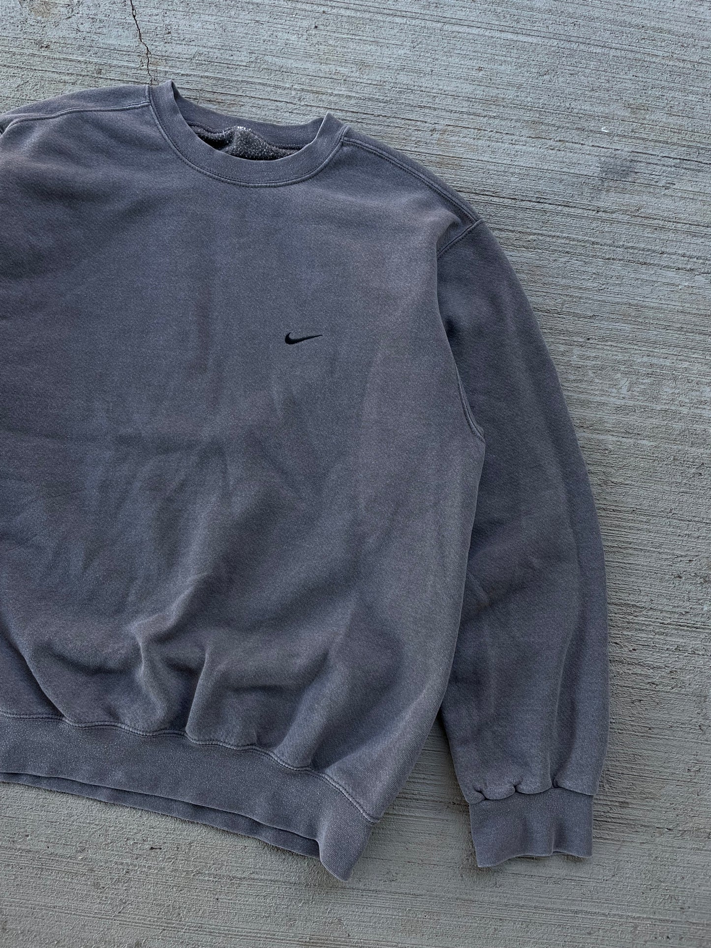 90s Dark Grey Nike Crewneck