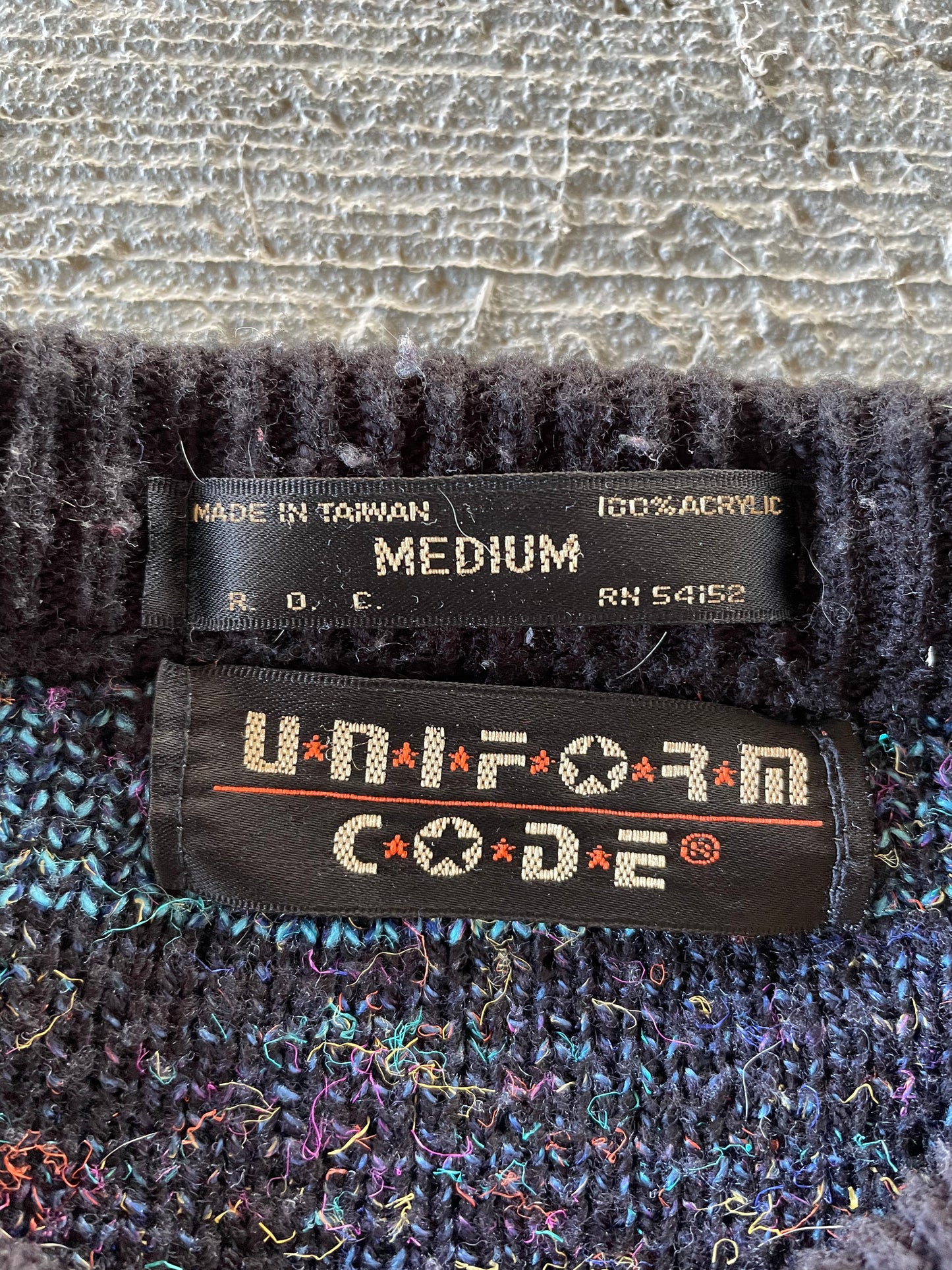 80s Uniform Code Sweater