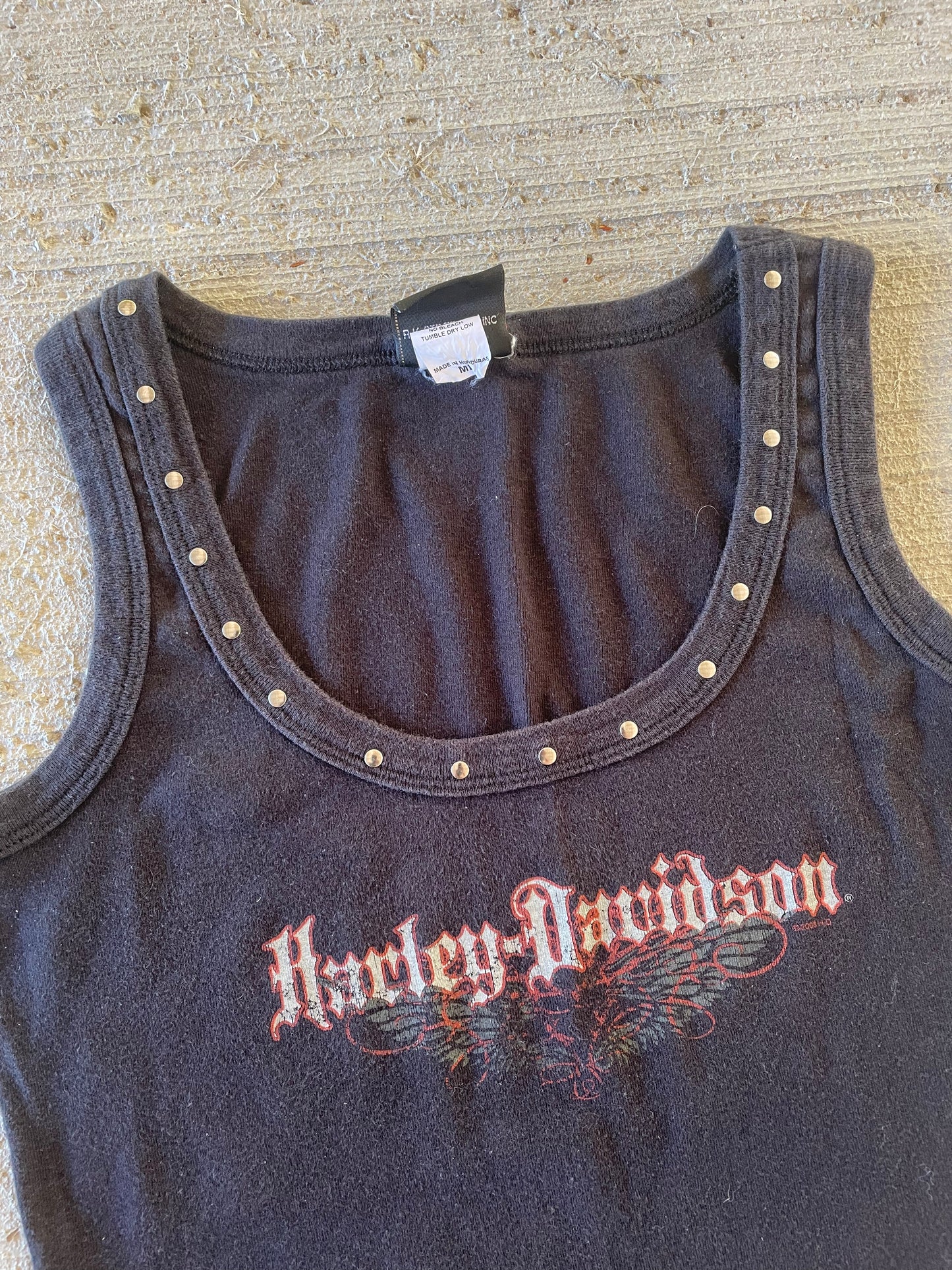 Y2K Harley Davidson Studded Tank (women’s)